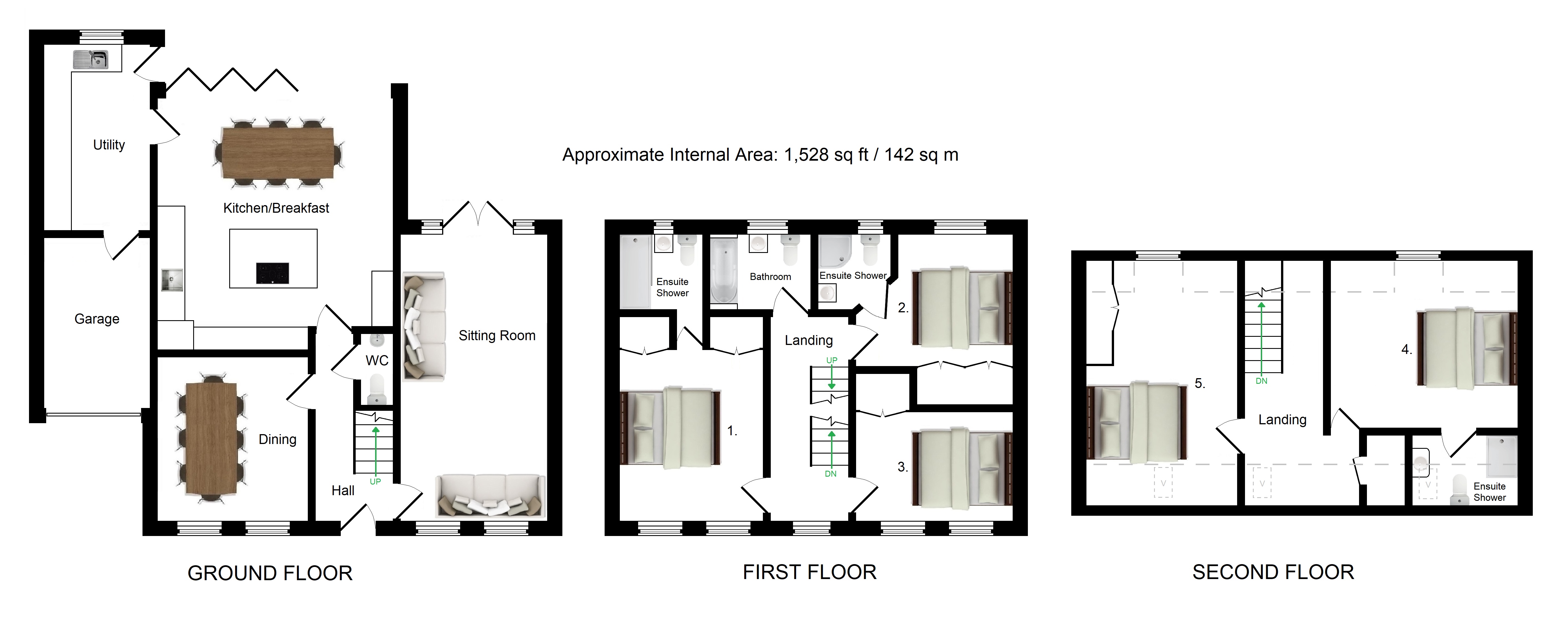 36, Sweet Bay Crescent, Ashford floorplan