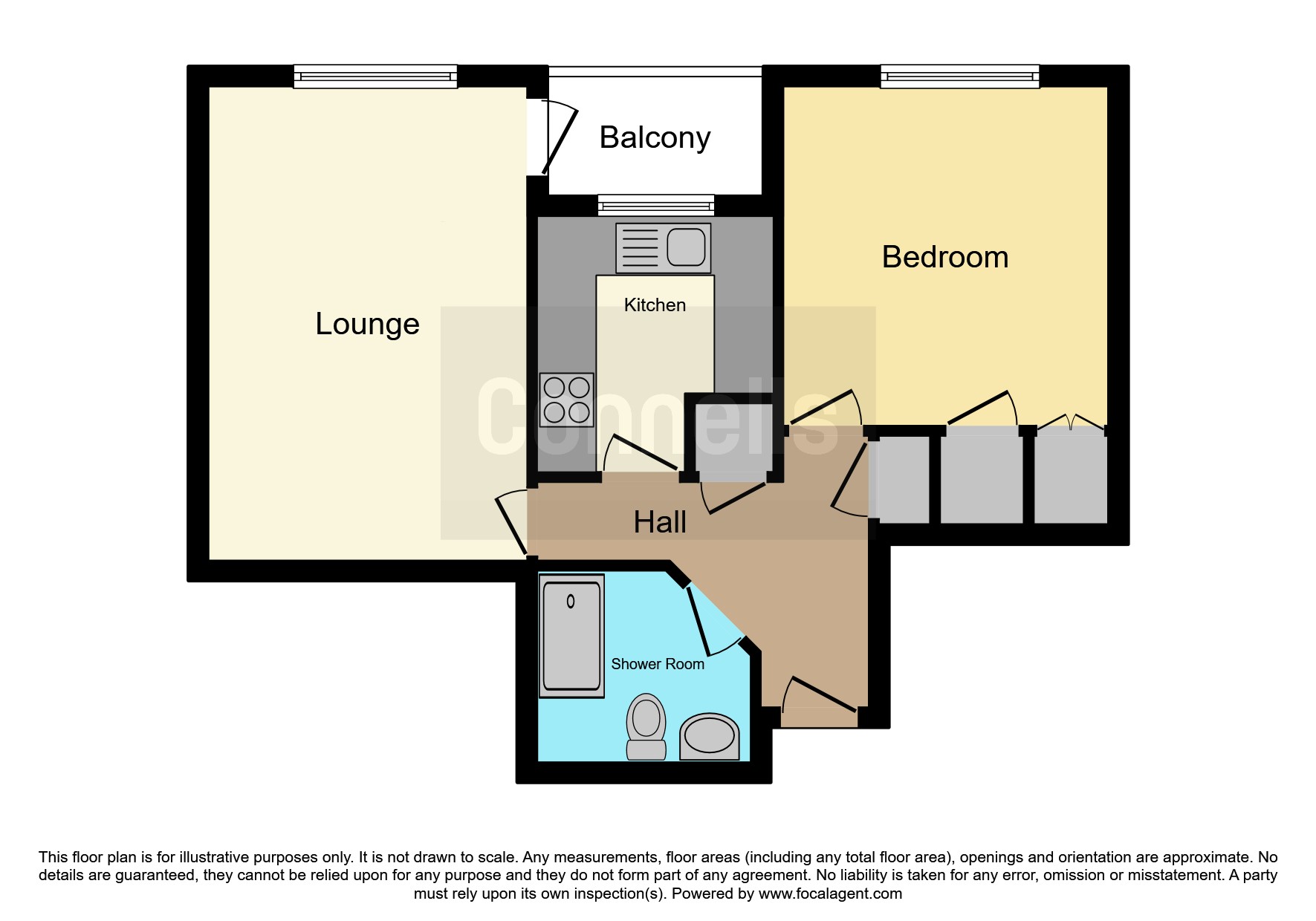 Flat 5, Craigmore Gardens, 72, Lansdowne Road, Bournemouth floorplan