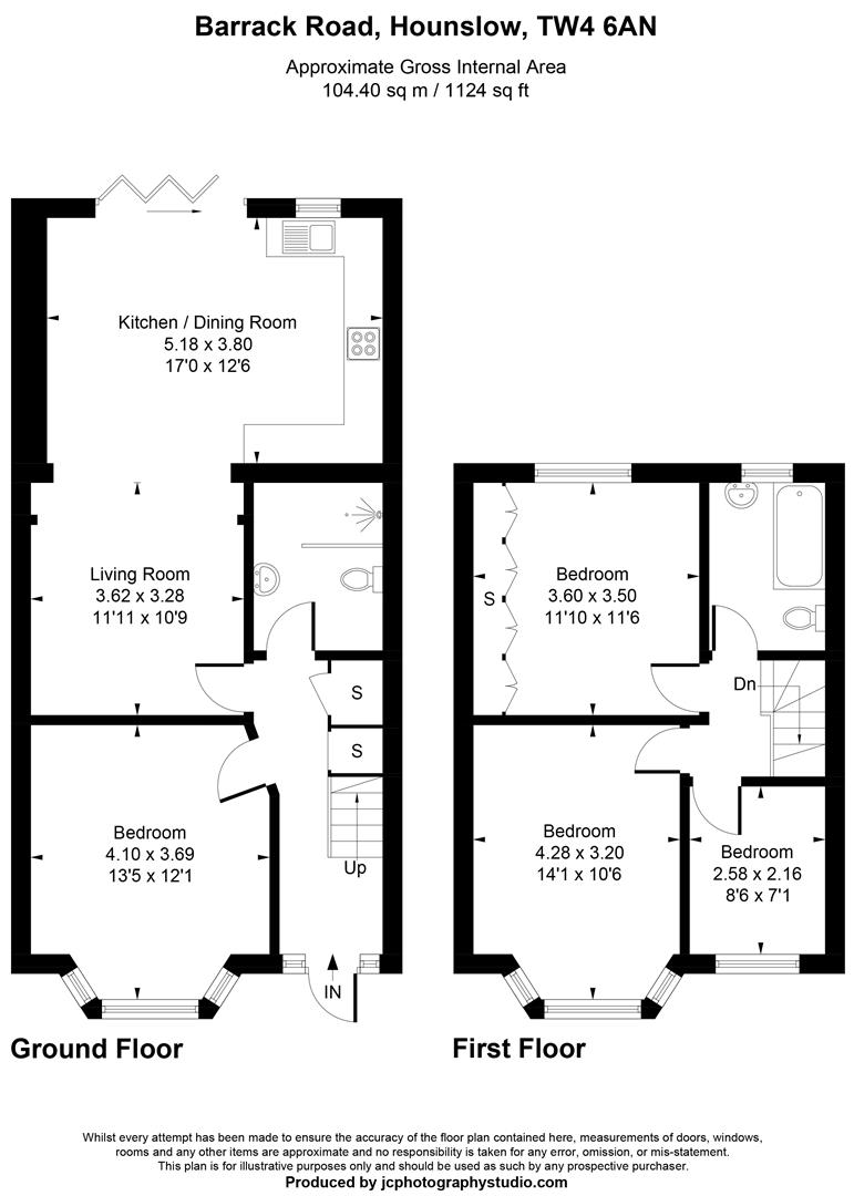 Barrack Road, Hounslow floorplan