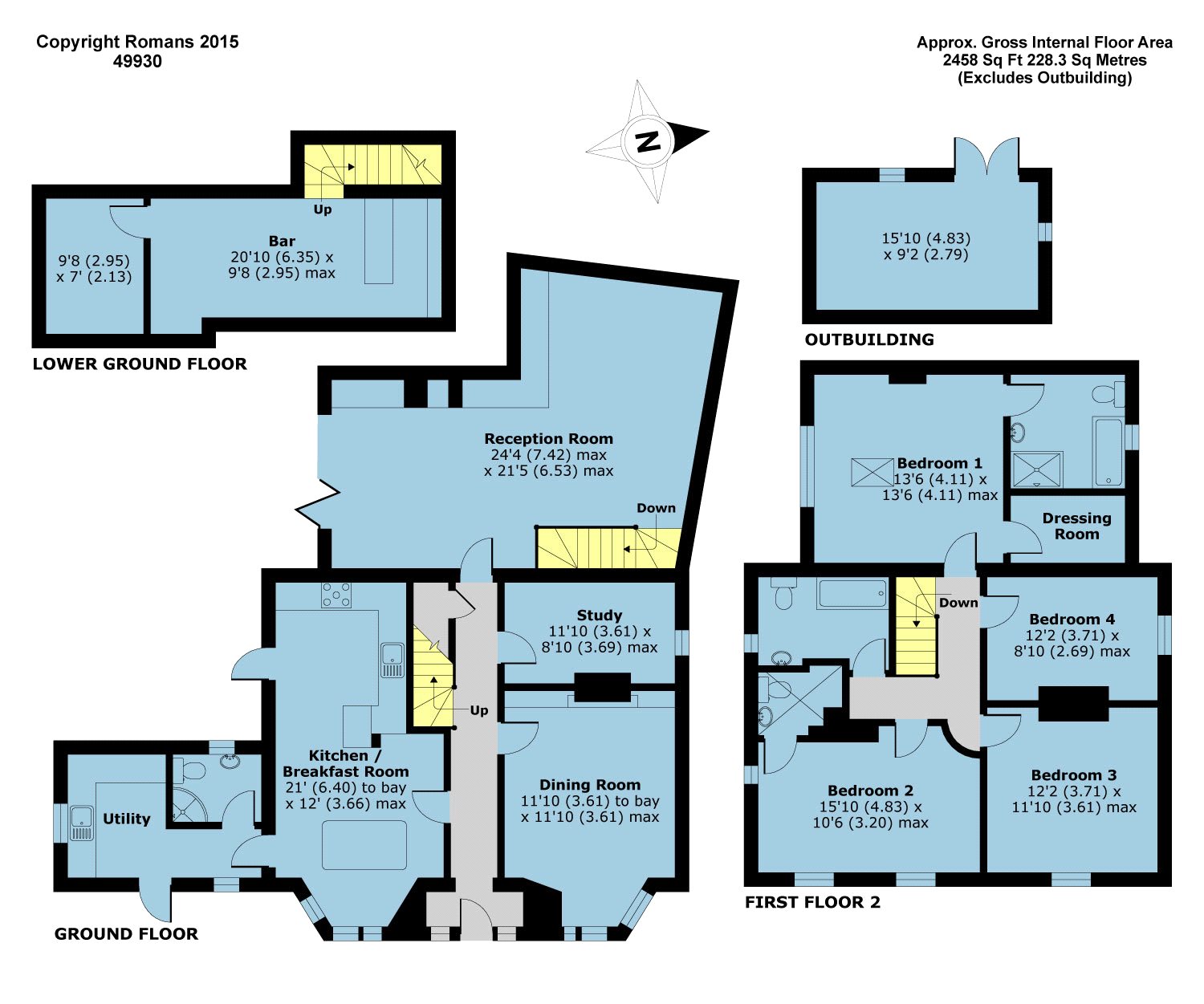 4 Bedrooms Detached house for sale in Church Road, Farley Hill, Reading RG7