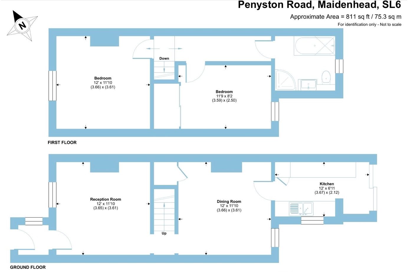 81, Penyston Road, Maidenhead, Berkshire, SL6 6ED floorplan
