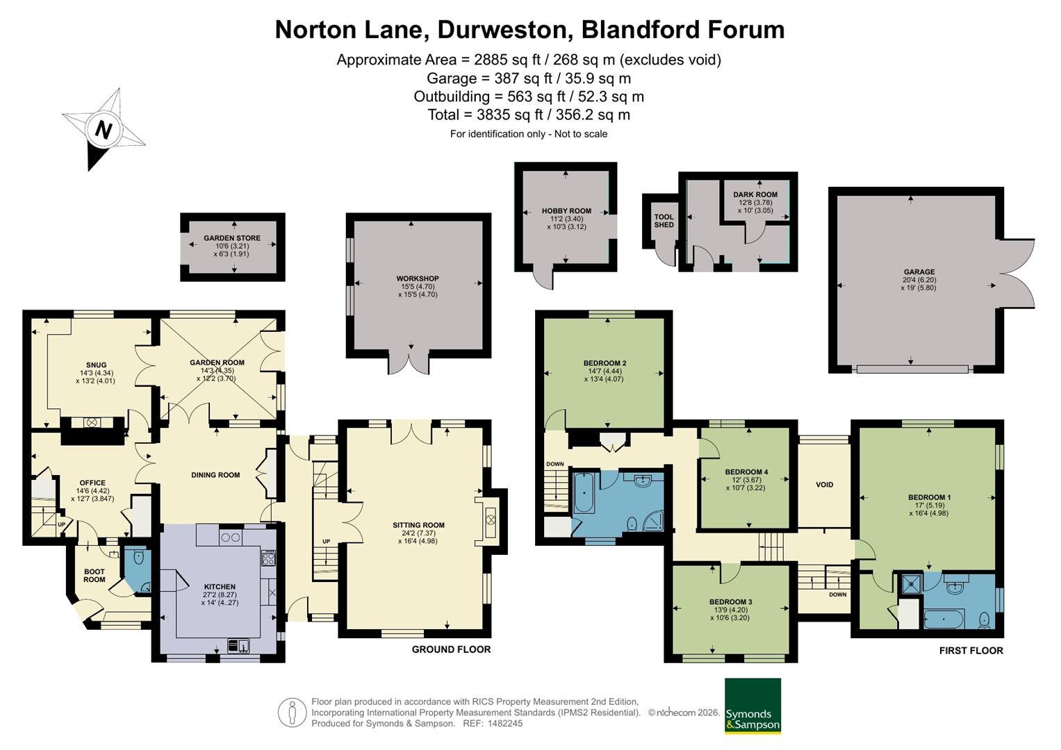 60, Norton Lane, Blandford Forum floorplan