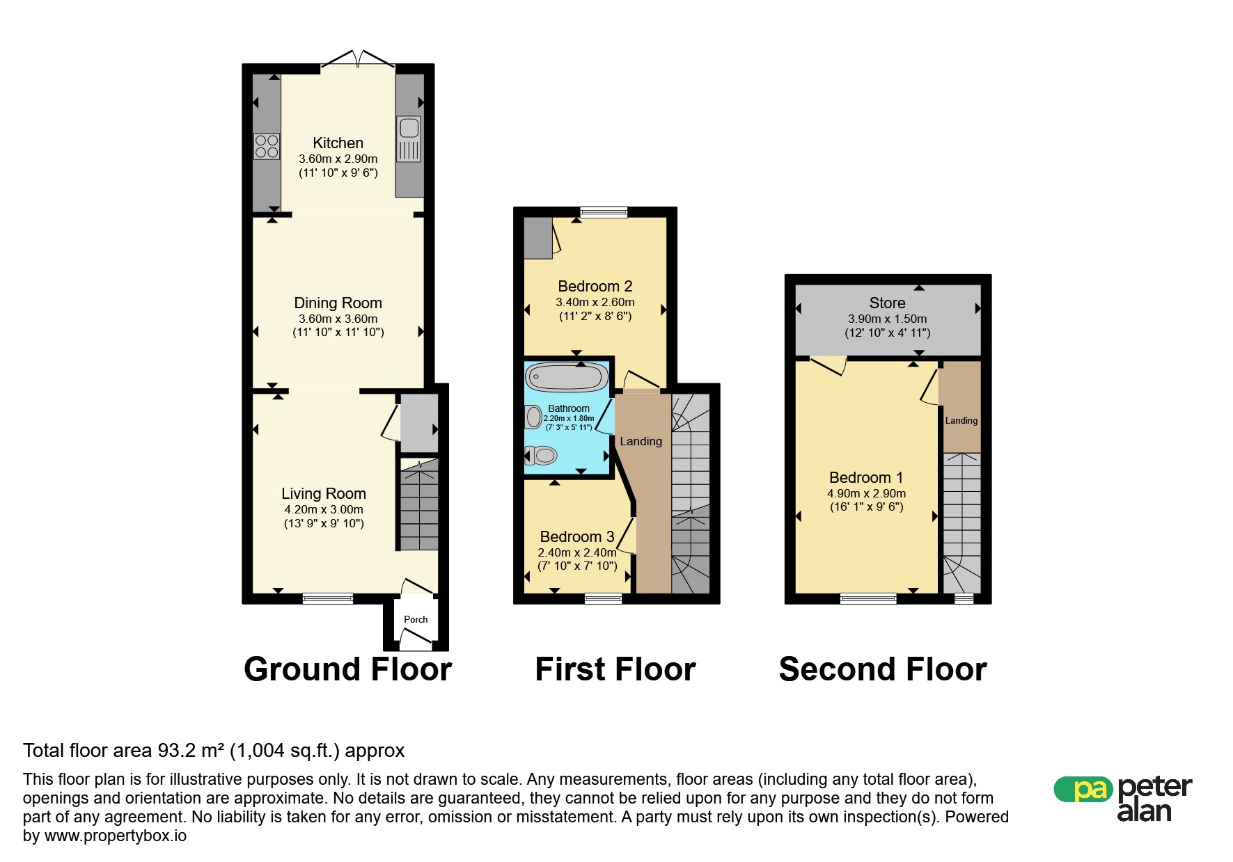 4, Evans Terrace, Tredegar floorplan