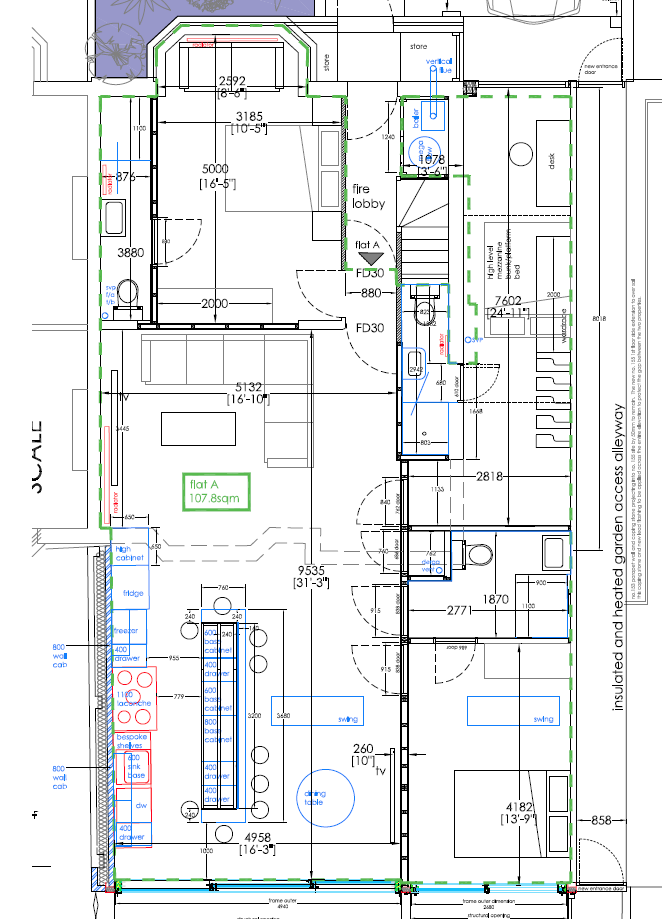 Flat A, 155, Carlton Avenue East, Middx floorplan