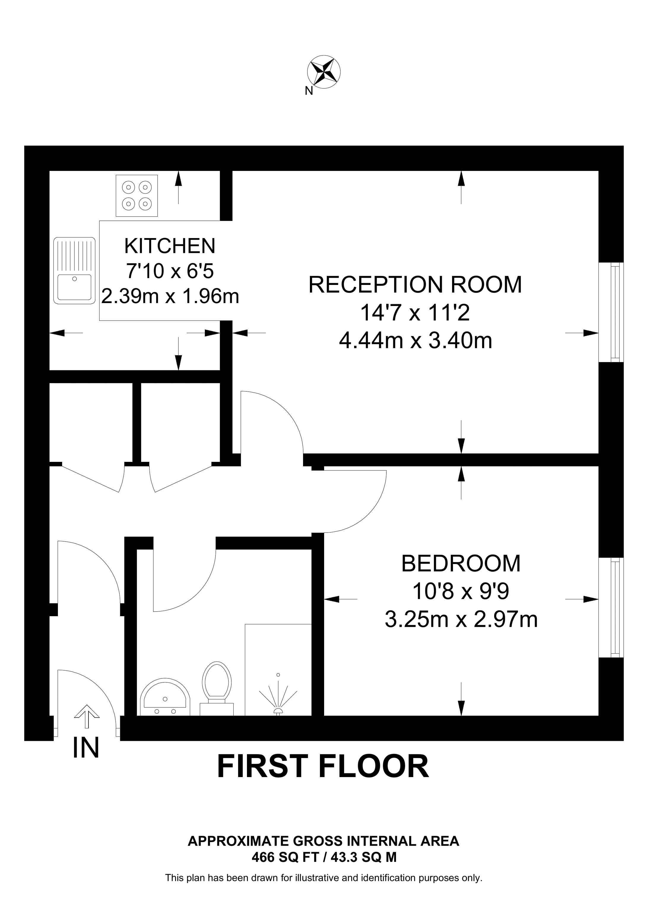 Colindeep Lane, Colindale floorplan