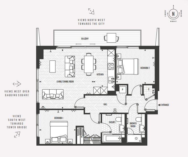 23 Gauging Square, Wapping floorplan