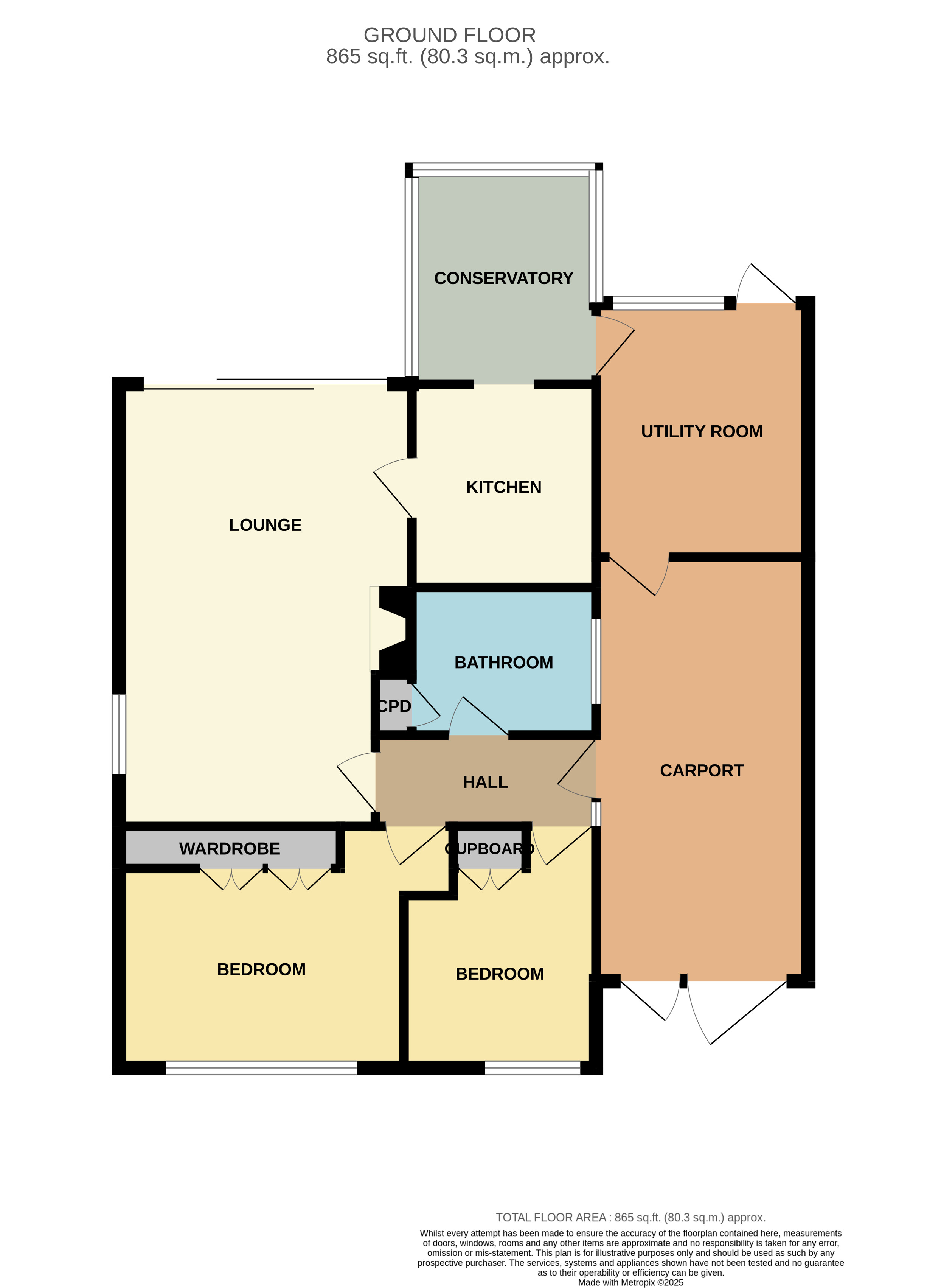 61, Pasture Lane, Scarborough floorplan