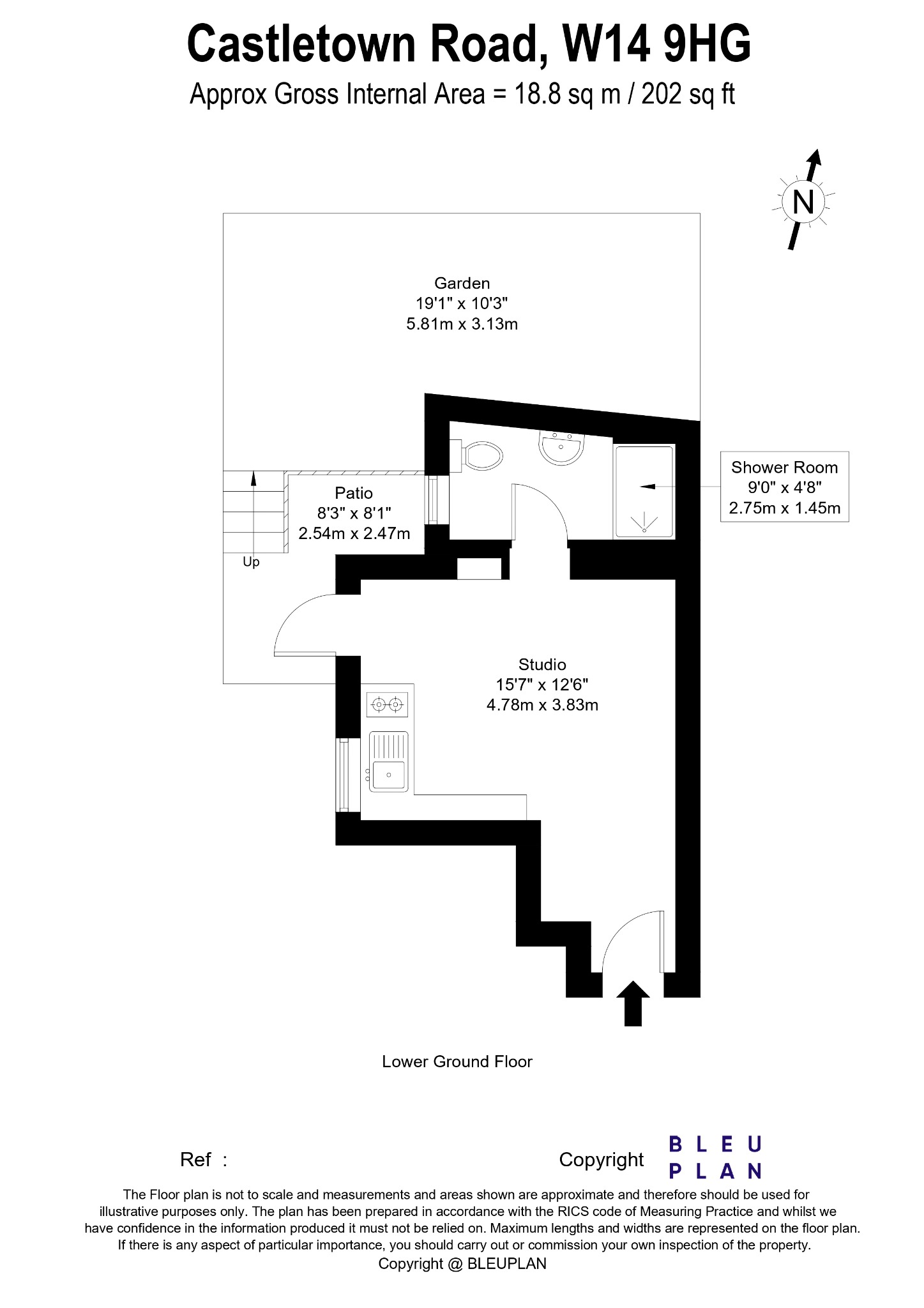 flat 1, Greater London floorplan