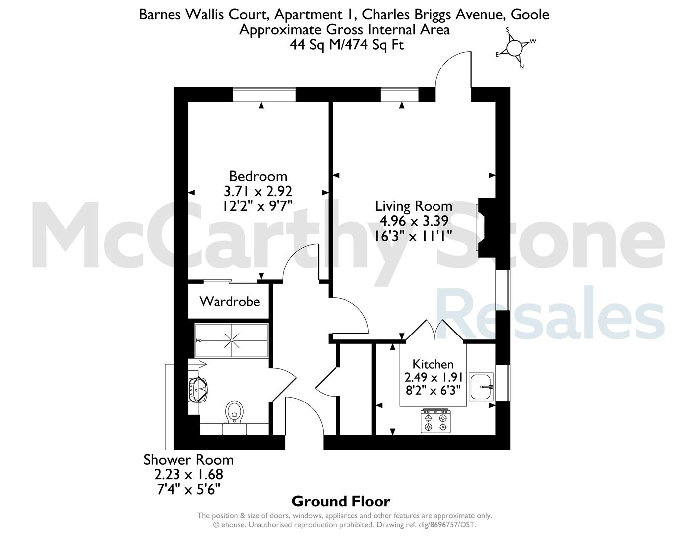 1 Barnes Wallis Court, Charles Briggs Avenue, Howden floorplan