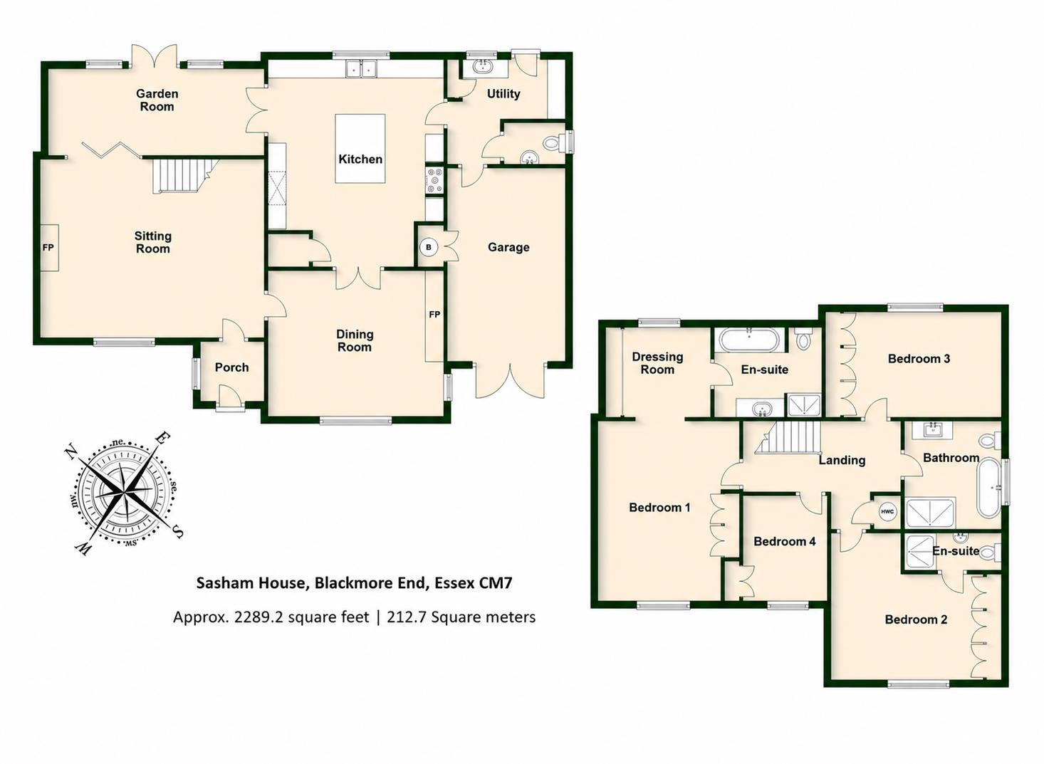 Sasham House, Lavender Cottages, Braintree floorplan