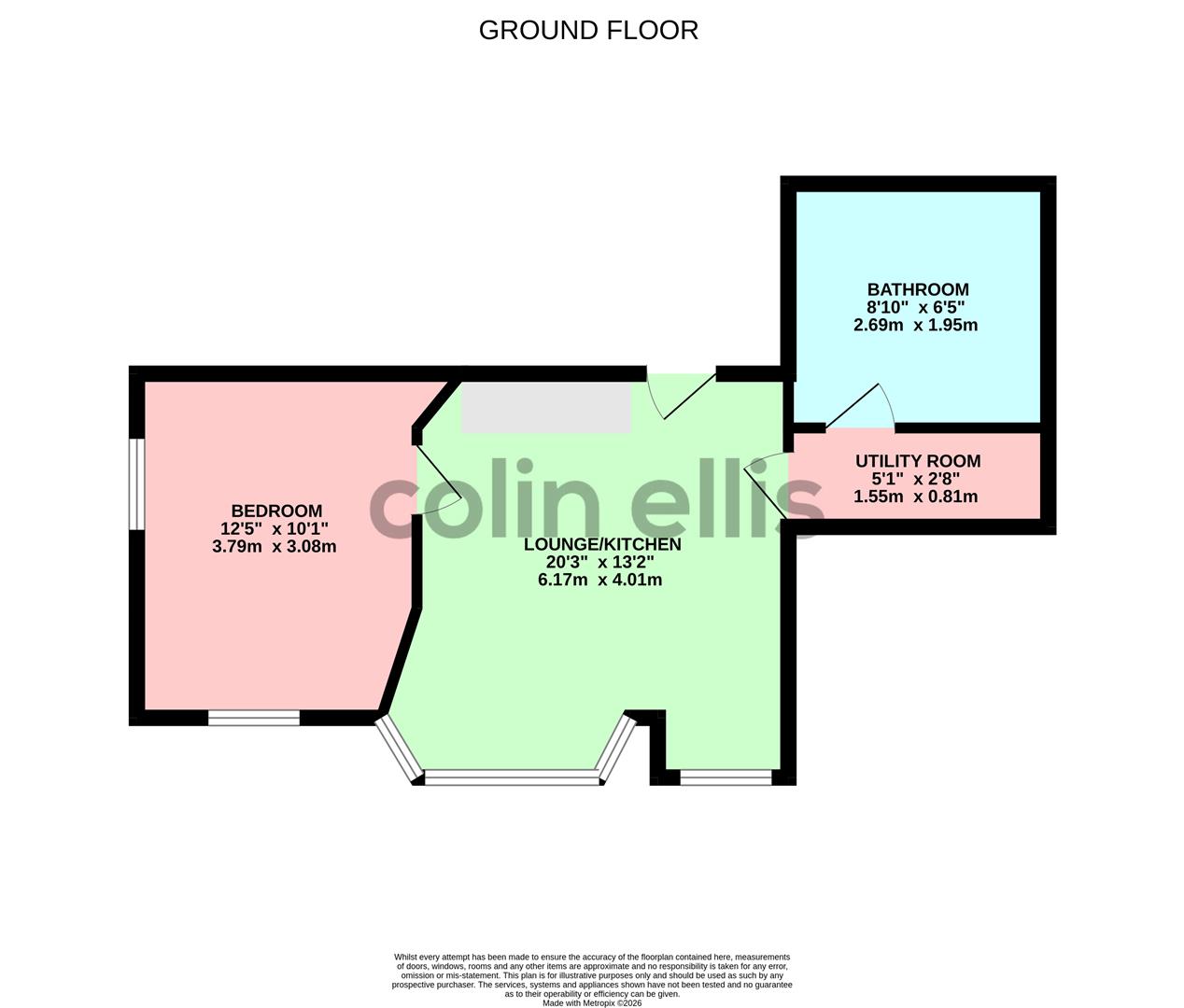 Flat 1 39, Dean Road, Scarborough floorplan