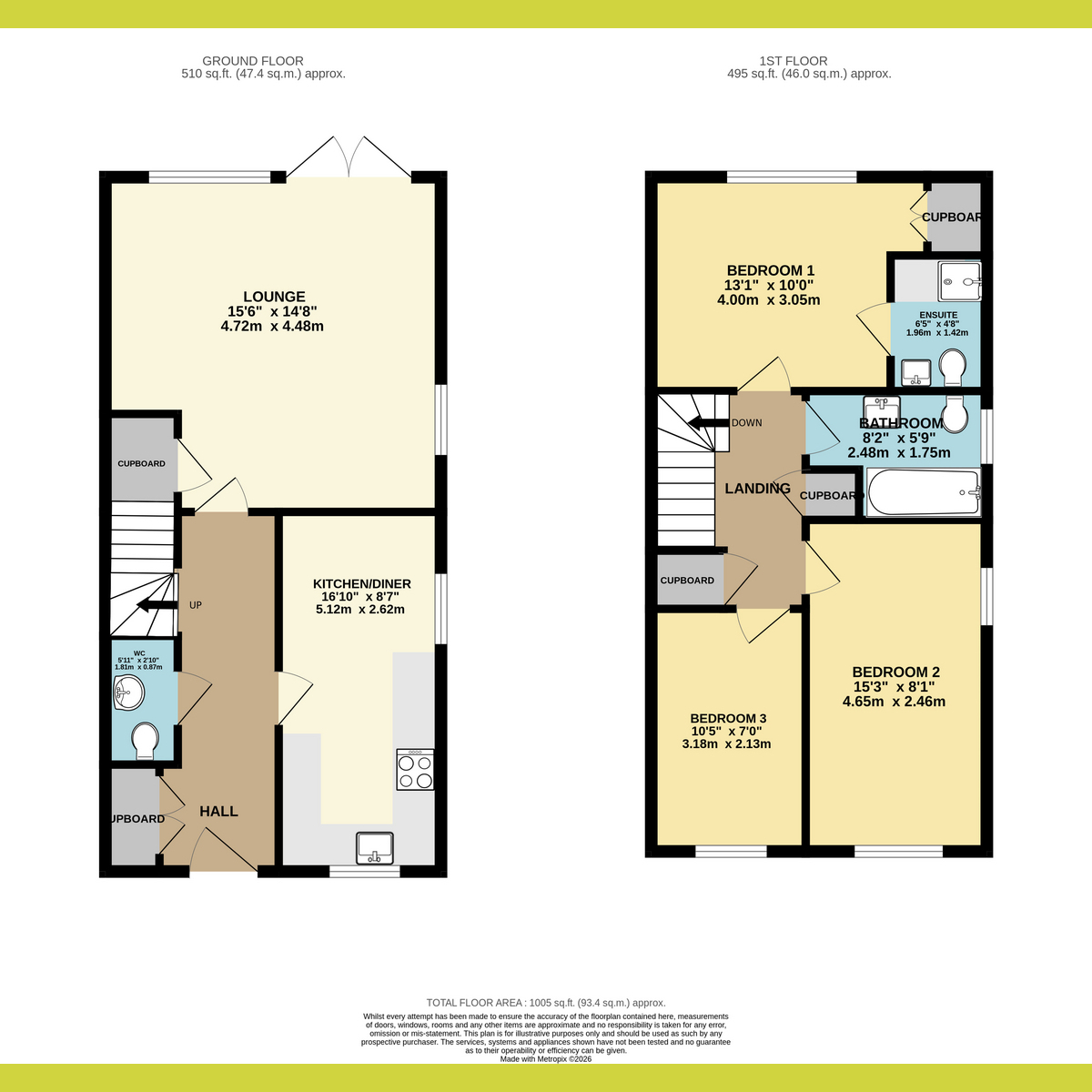 8, Bullwood Hall Lane, Hockley floorplan