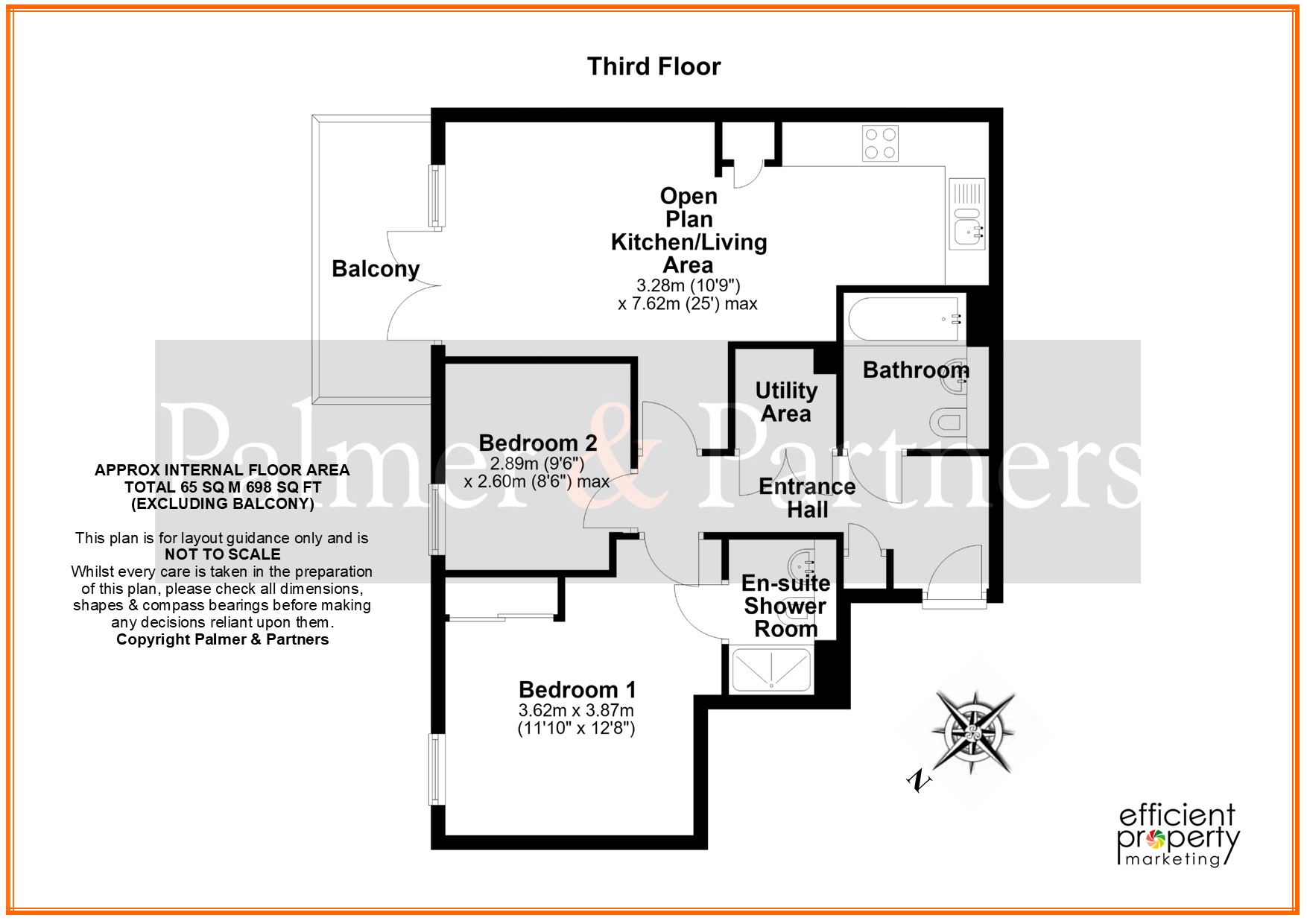 18 Allen House,, Victoria Road, Essex floorplan