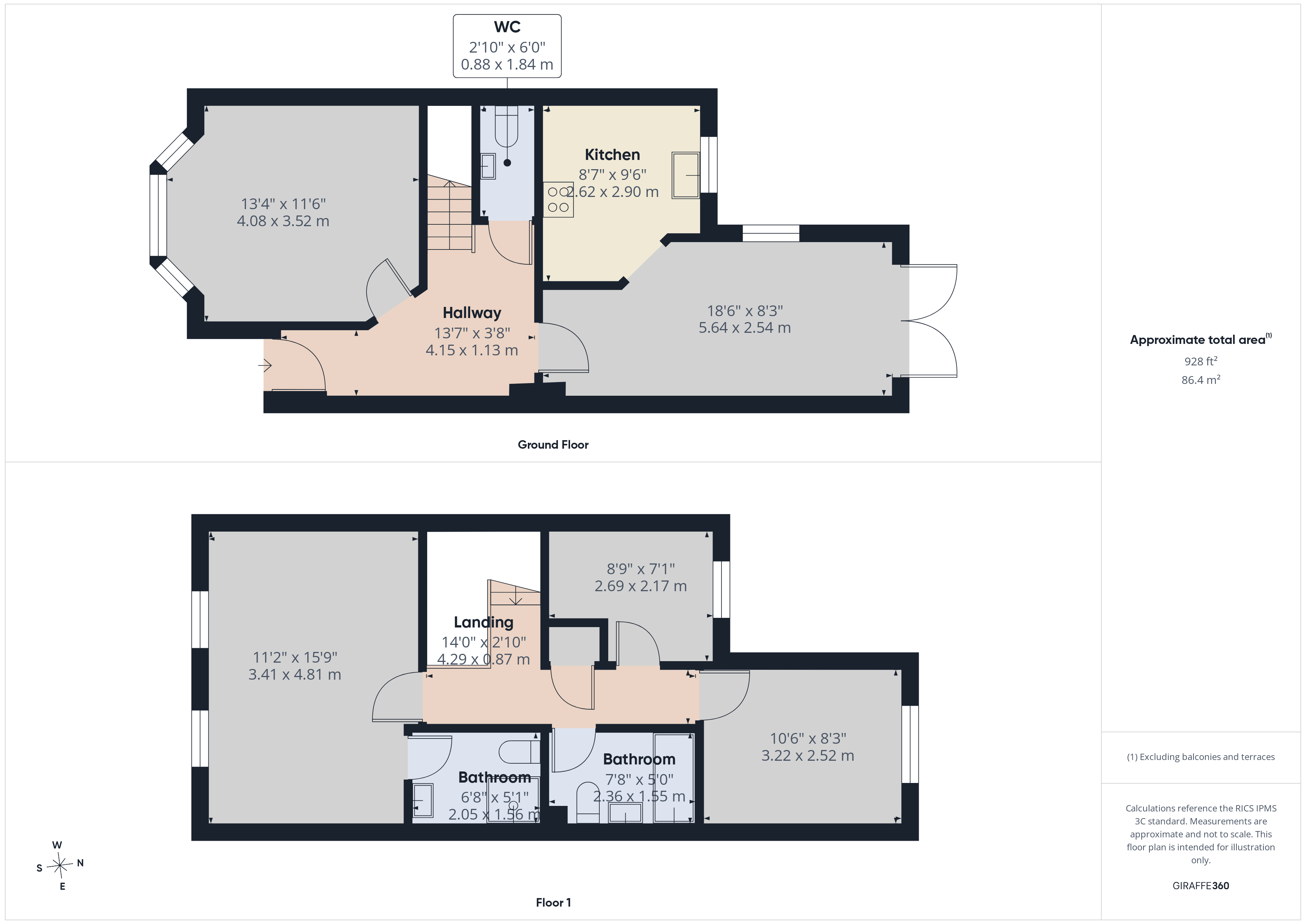 ., 53B, Bellclose Road, West Drayton floorplan