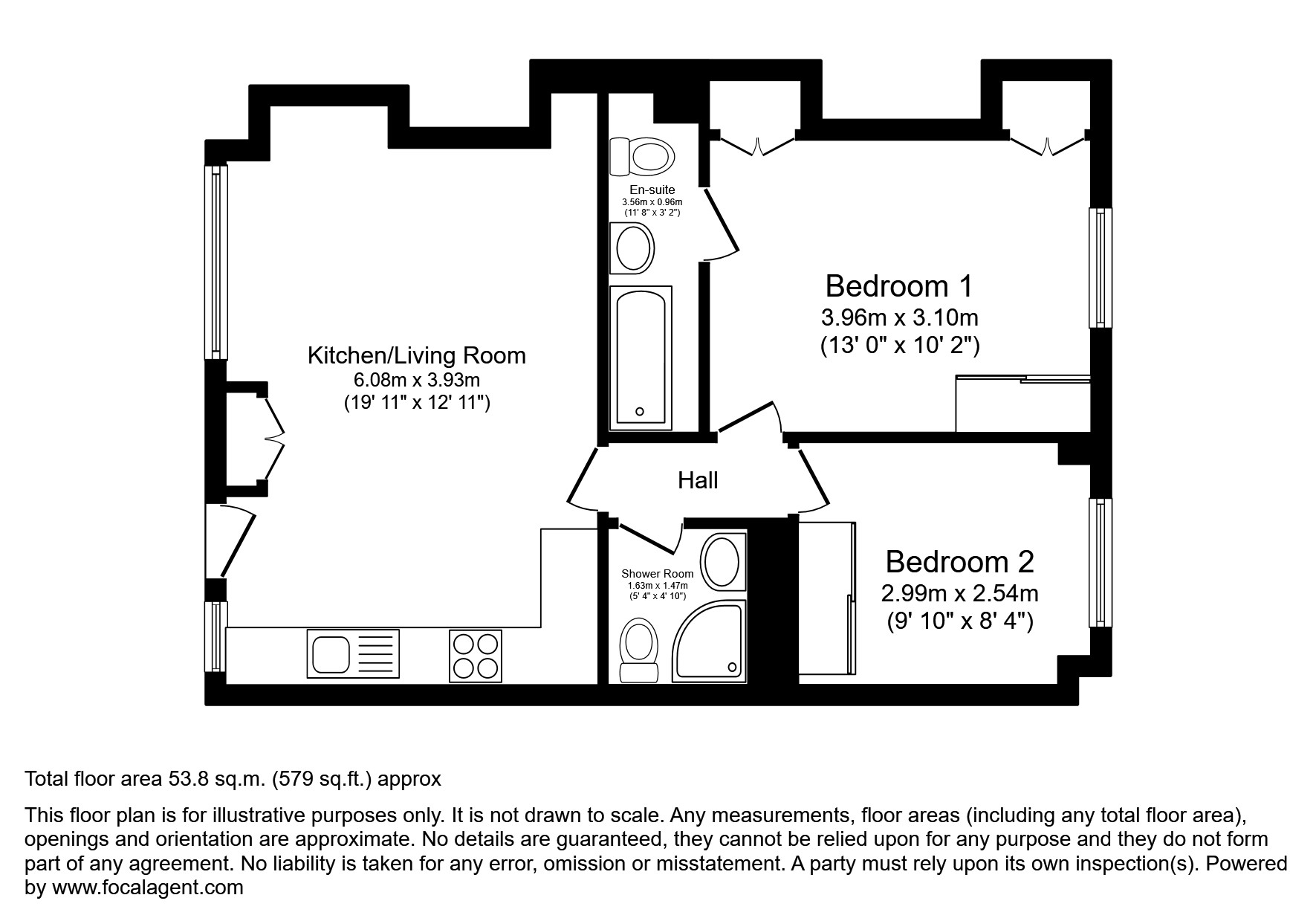 Flat 8, Bevan House,, London floorplan