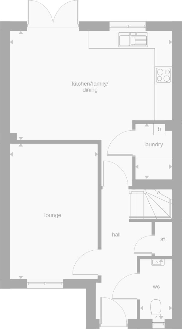 39, Off Glebe Road, Beith floorplan