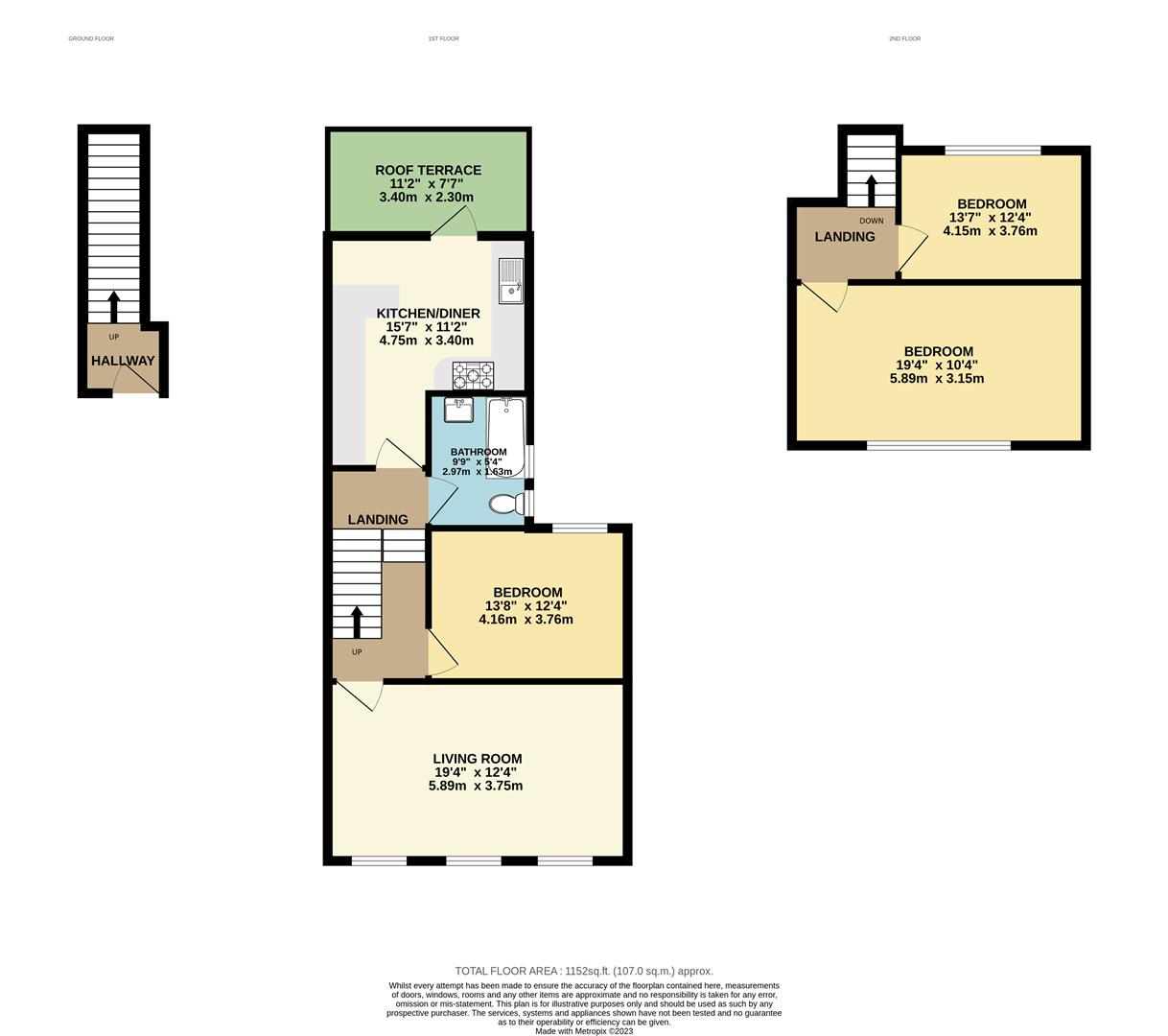Russell Road, Palmers Green, London N13, 3 bedroom flat to rent