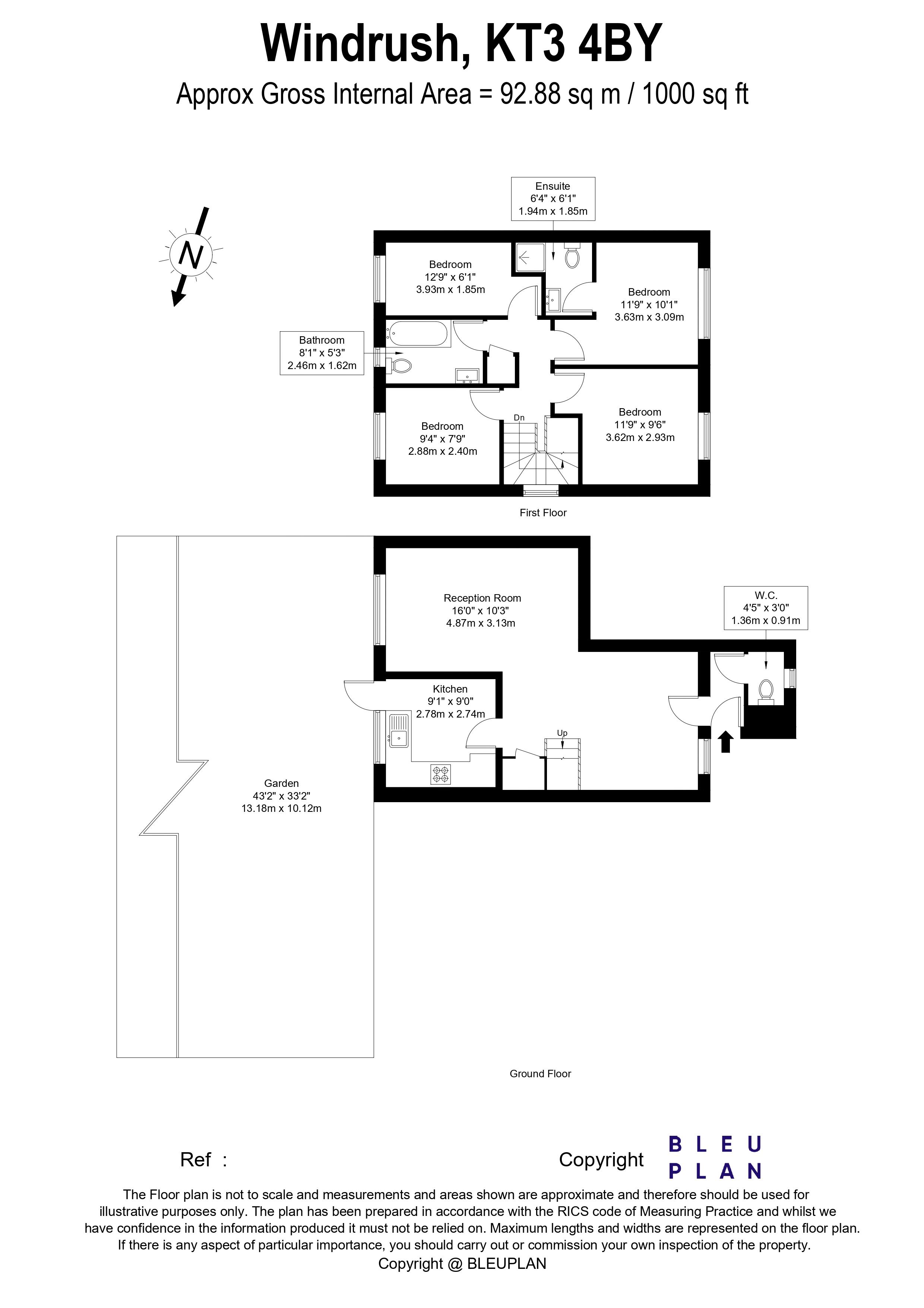 1, Windrush, New Malden floorplan