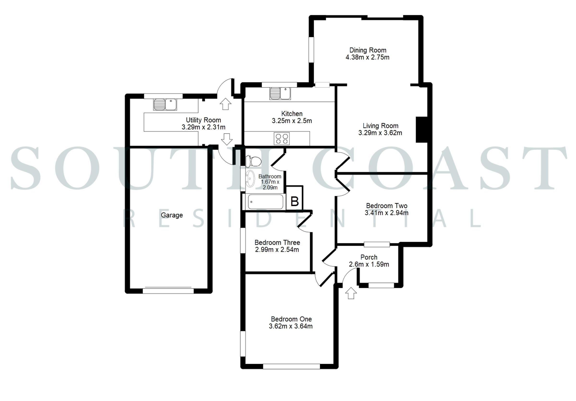 27 Seaview Road, Newhaven floorplan