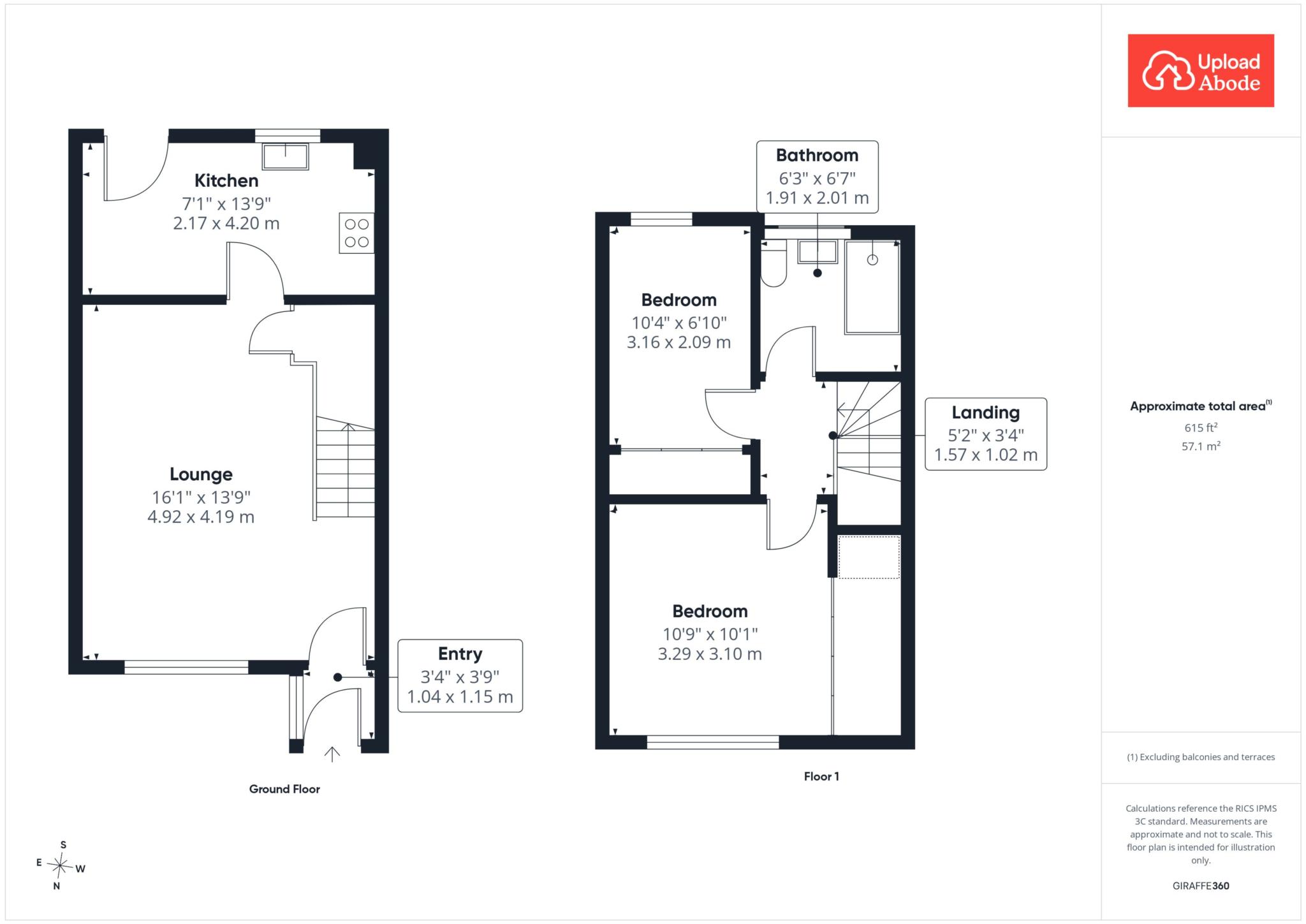 67, Osprey Crescent, Wishaw floorplan