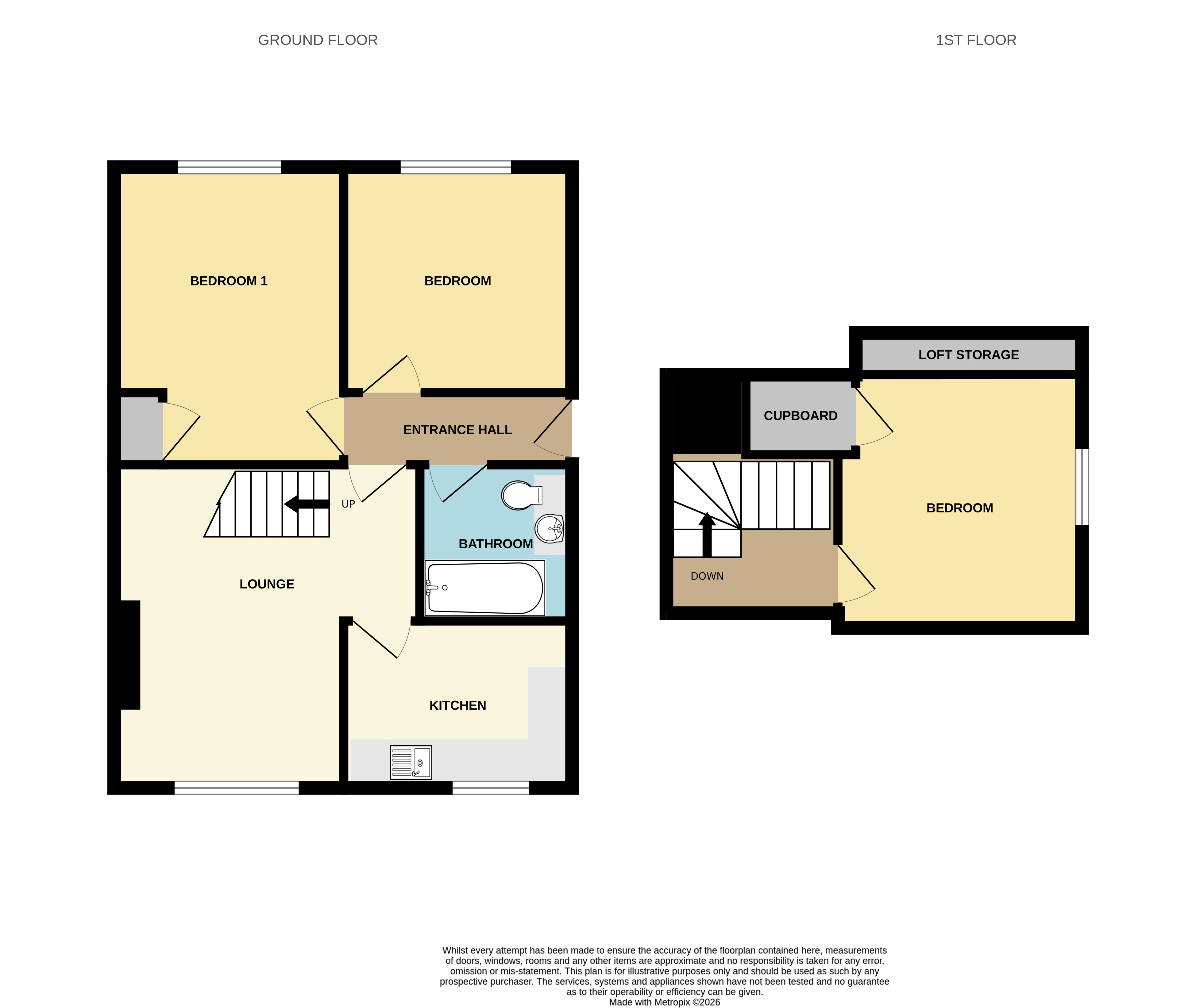 18, Ann's Close, Merthyr Tydfil floorplan