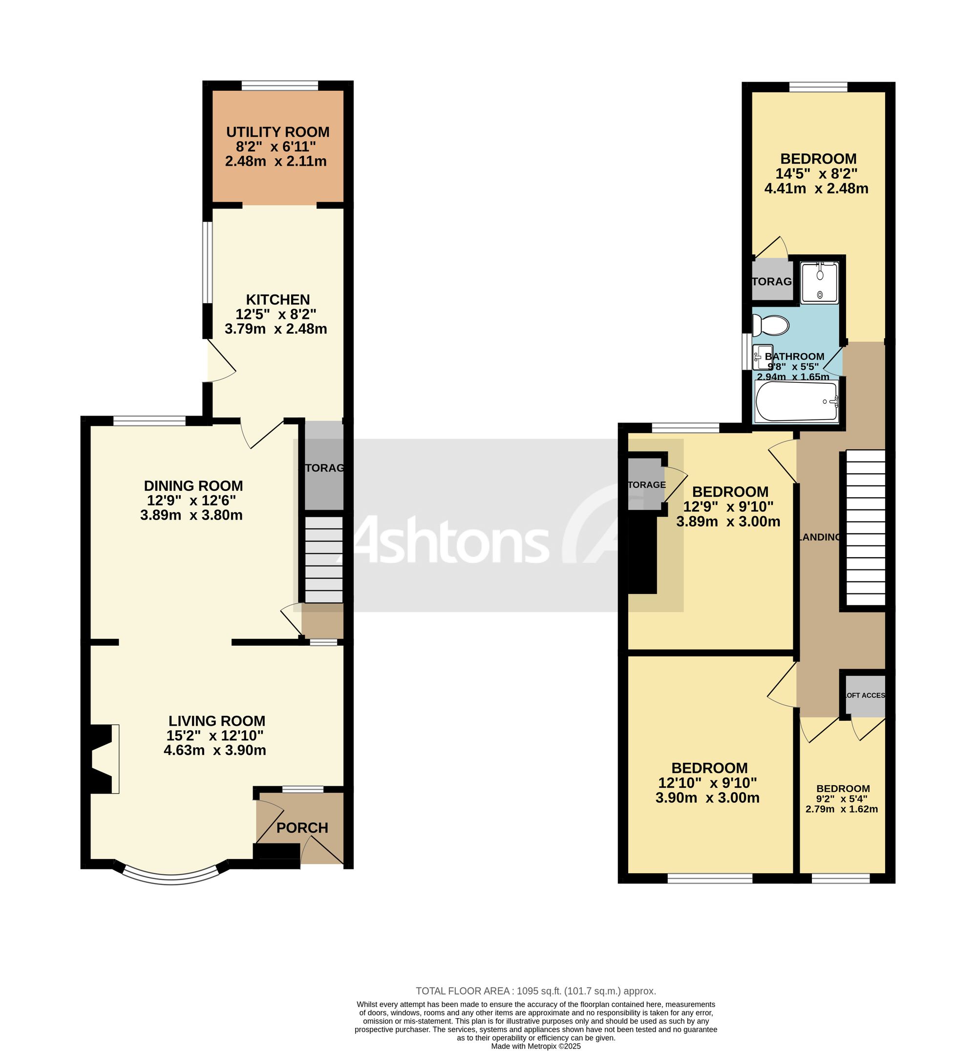8 Water Street, Newton-Le-Willows floorplan