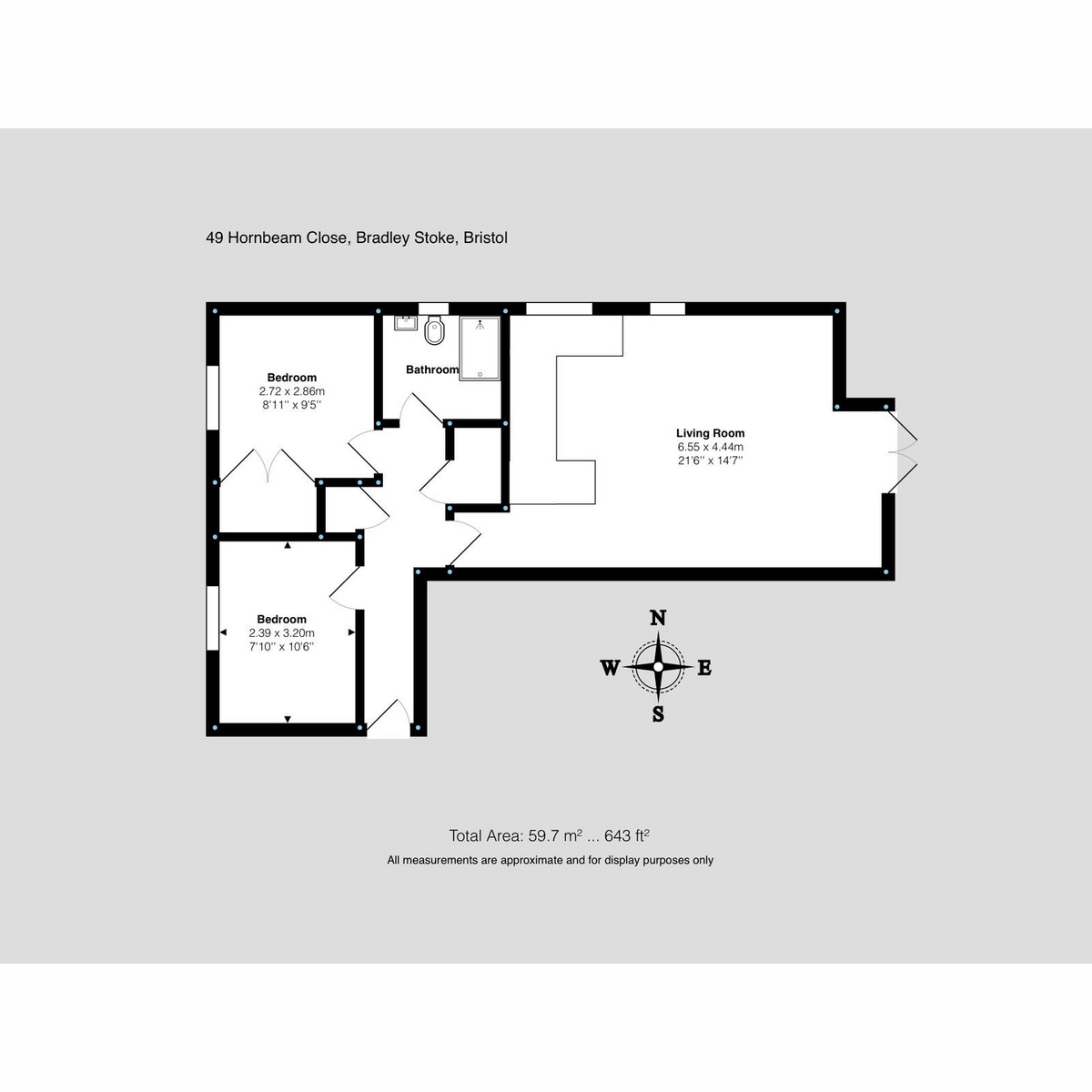 49, HornBeam Close, Bristol floorplan