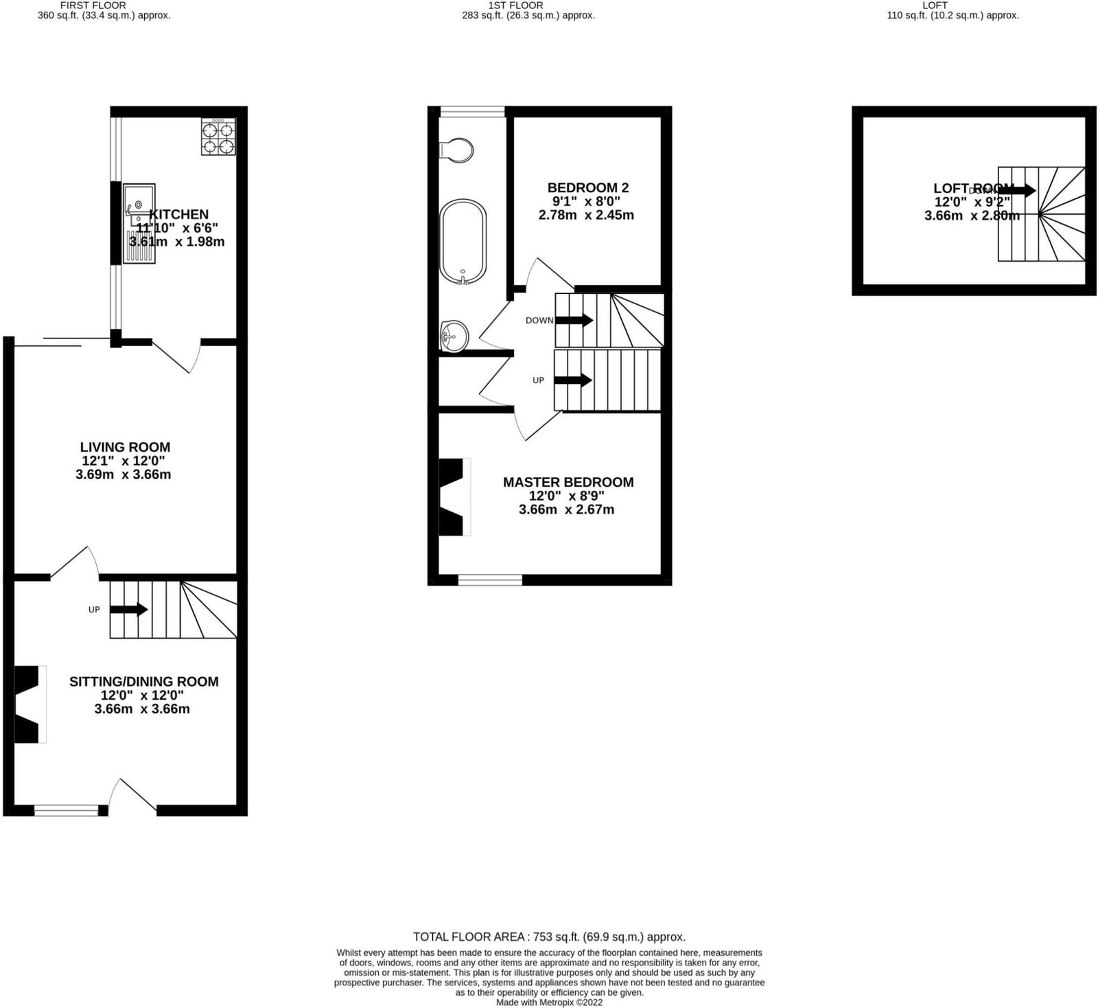 5, Eva Road, Stockport floorplan