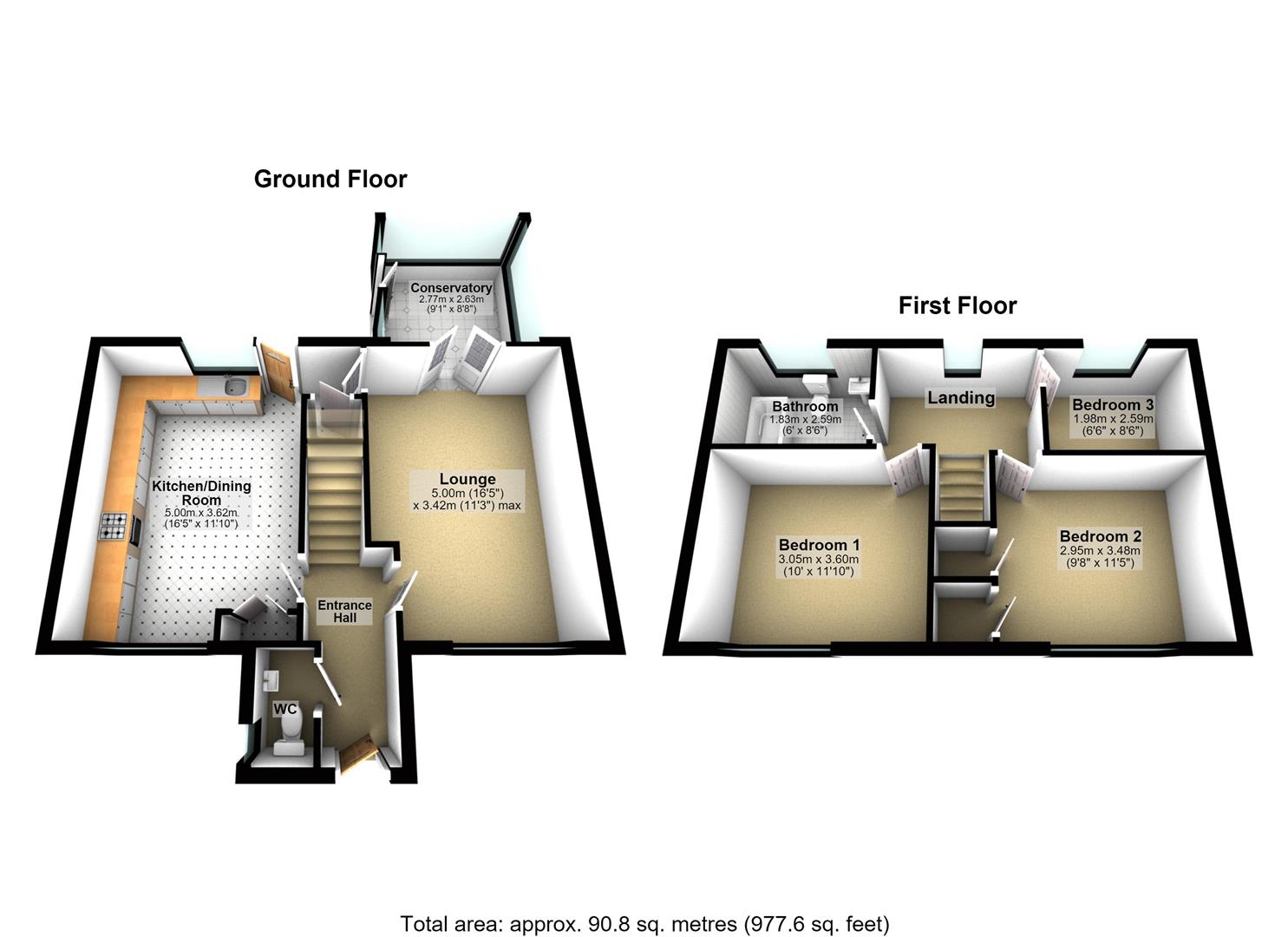 34, Cromwell Rise, Leeds floorplan