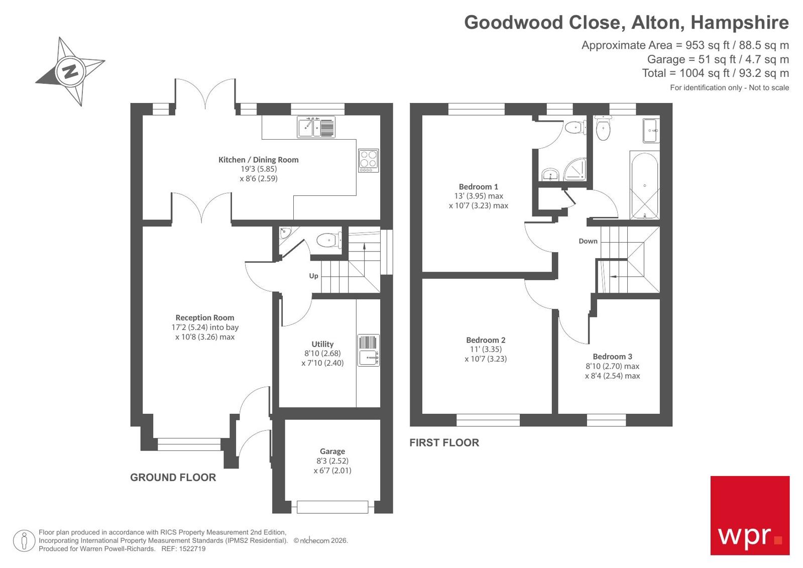 40, Goodwood Close, Hampshire floorplan