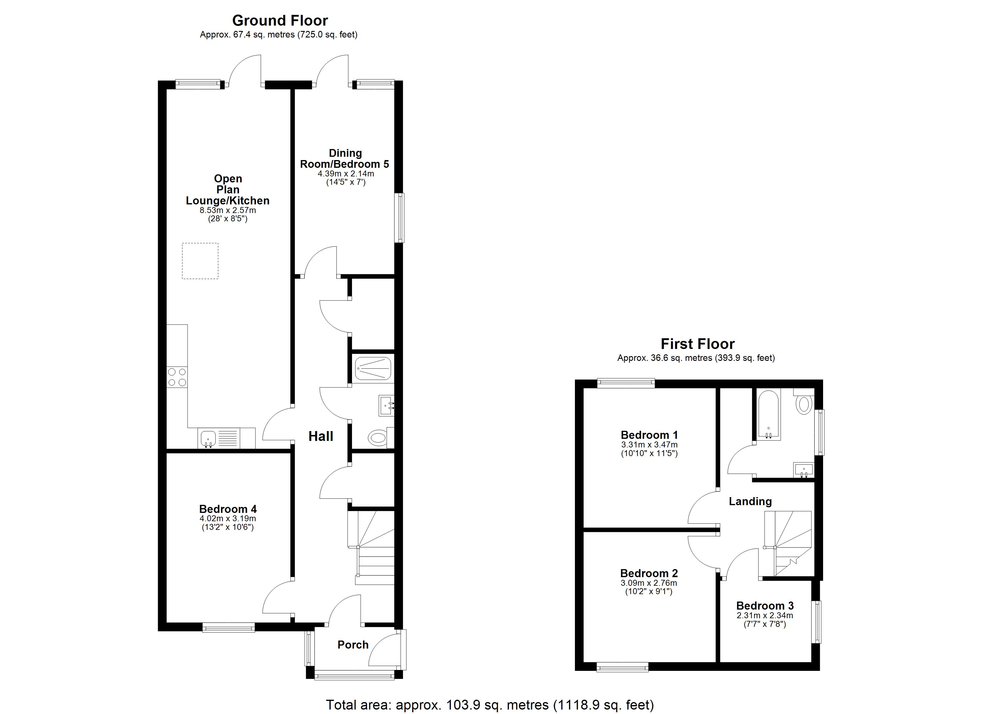 111, Hill Rise, Dartford floorplan