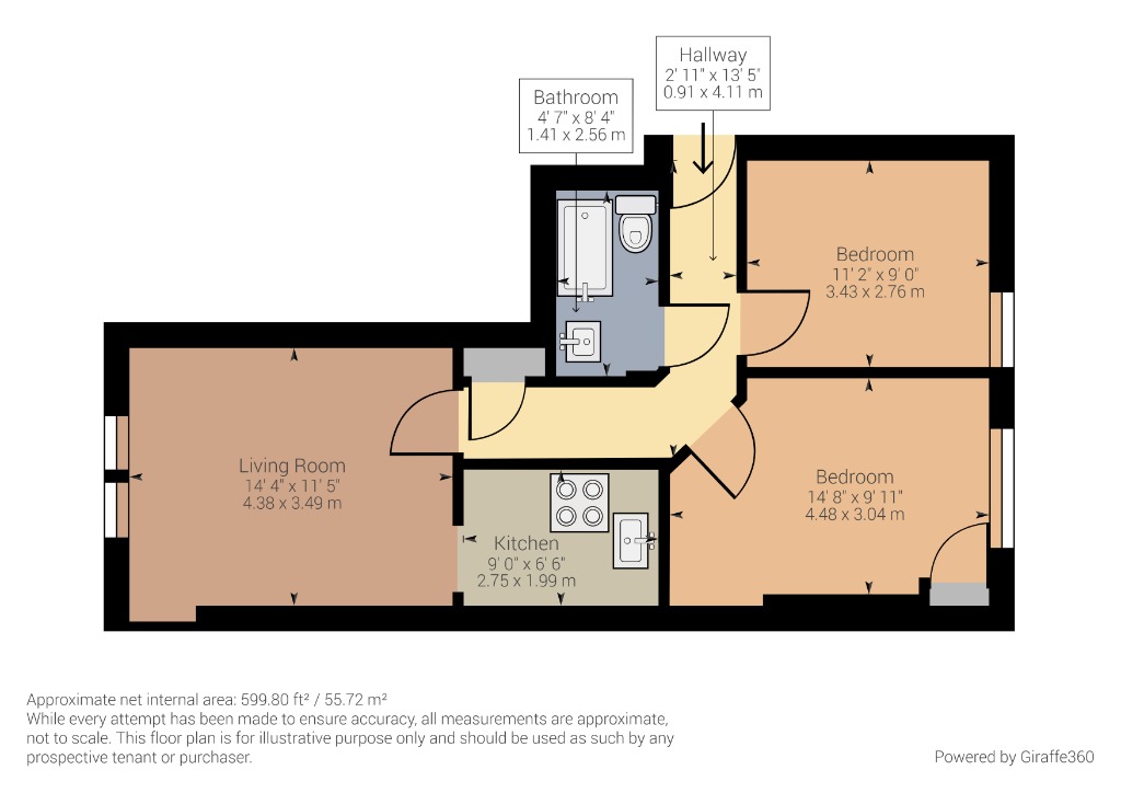 Cathcart Place,, Edinburgh floorplan
