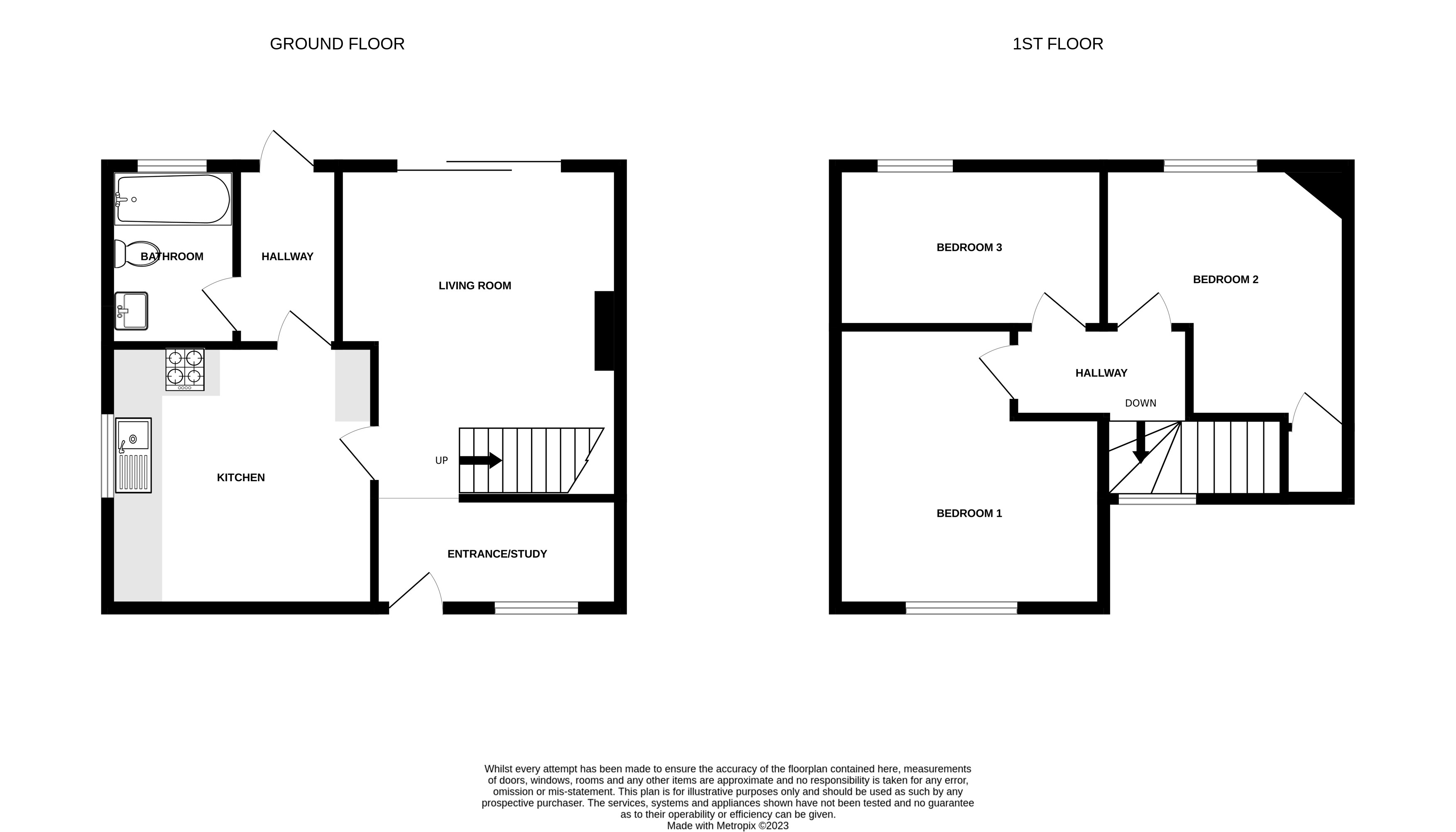 3, Vale Road, Hertfordshire floorplan