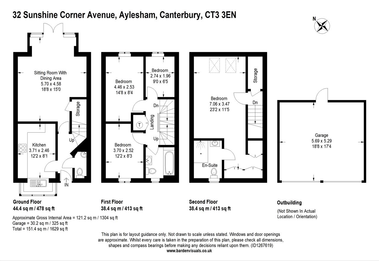 32, Sunshine Corner Avenue, Aylesham floorplan
