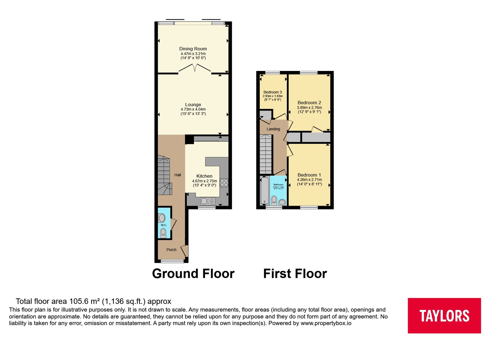 145, Canterbury Way, Hertfordshire floorplan