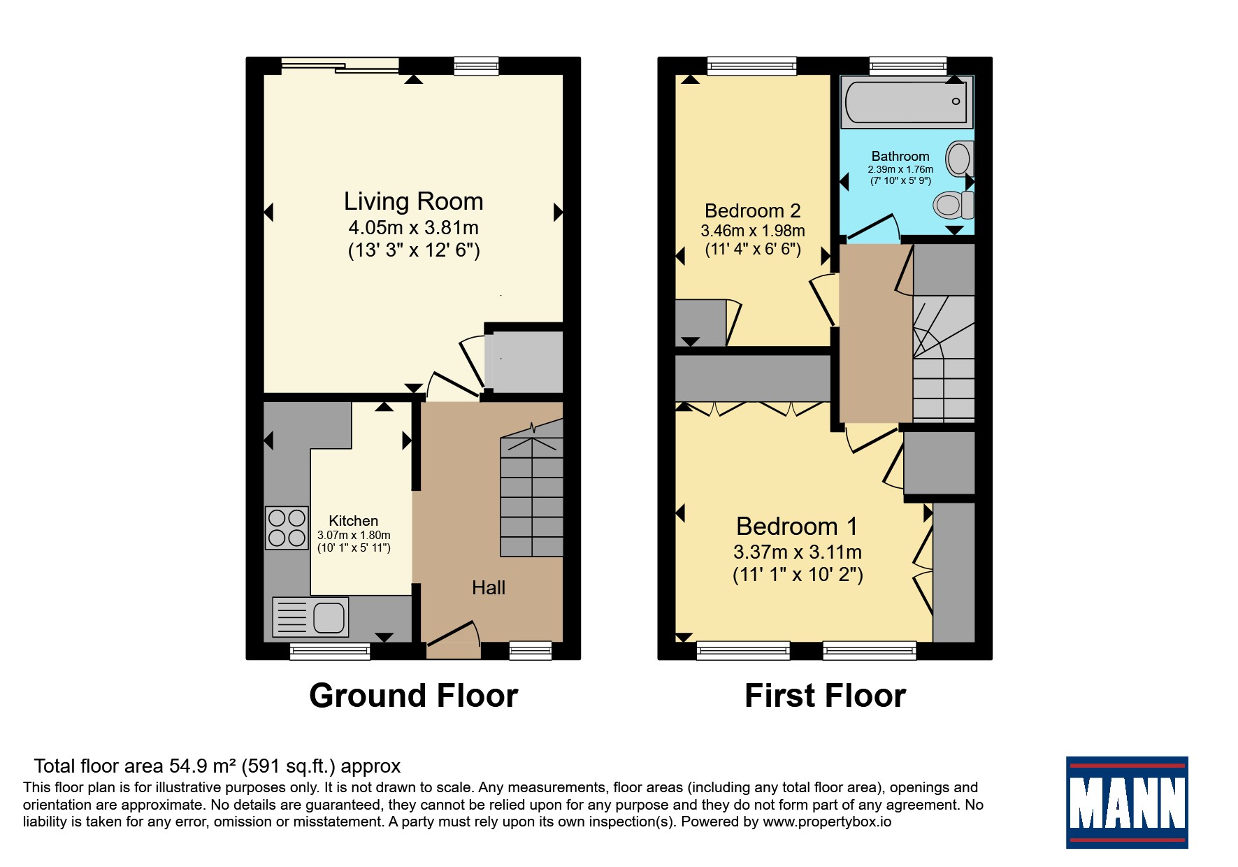 12, Mill Way, Southampton floorplan