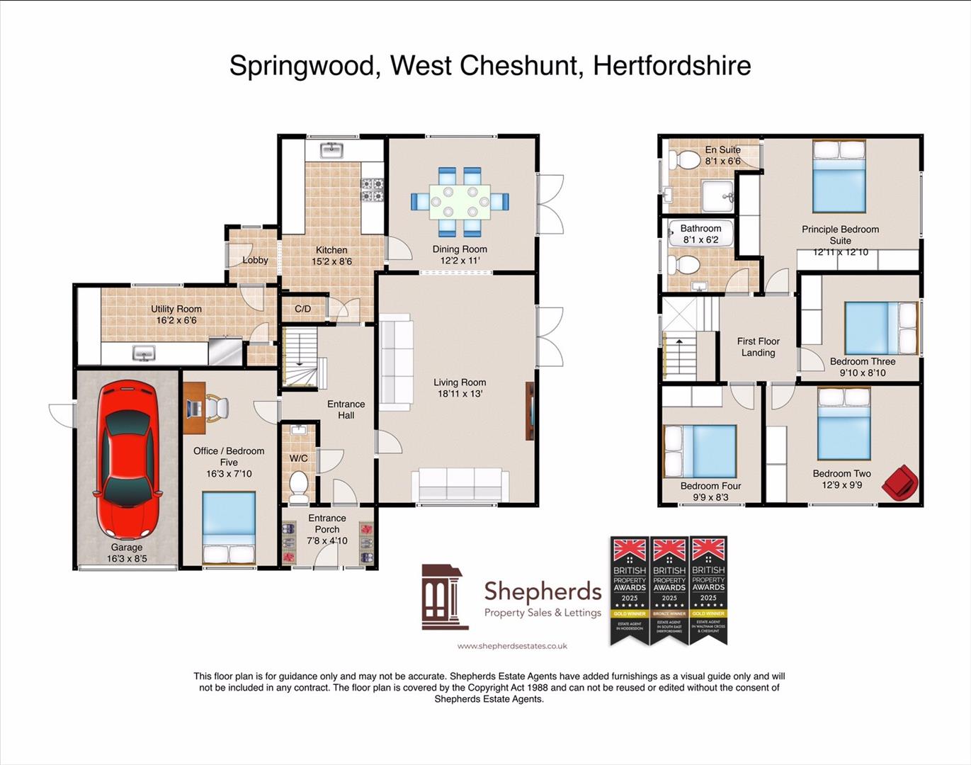 23, Springwood, West Cheshunt floorplan