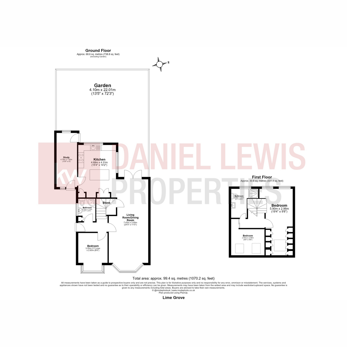 37, Lime Grove, Ilford floorplan