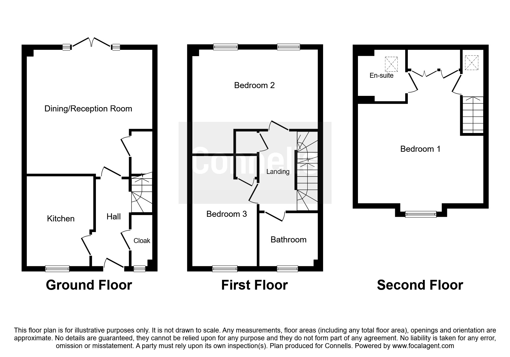 3 Bedrooms Town house for sale in Wexford Place, Maidstone ME15