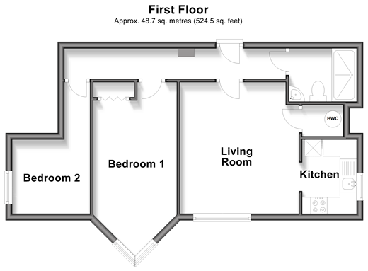 Sandgate Road, Folkestone floorplan