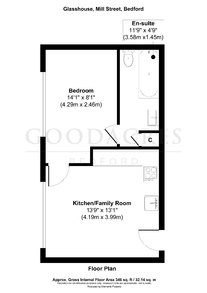 10 Glasshouse, Bedford floorplan