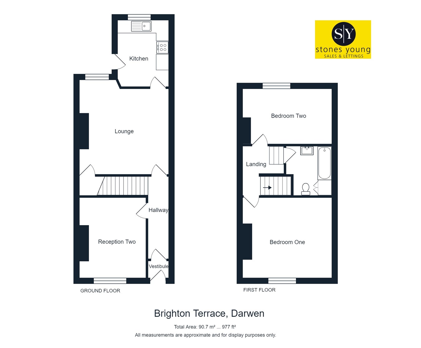 Brighton Terrace, Darwen BB3, 2 bedroom terraced house for sale