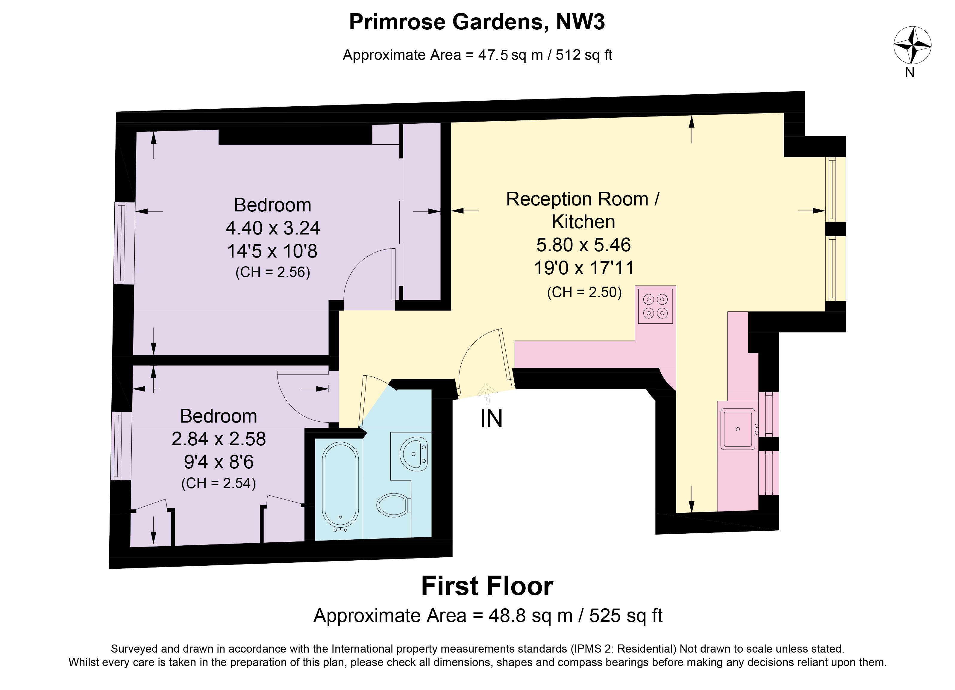 16, Primrose Gardens, London floorplan