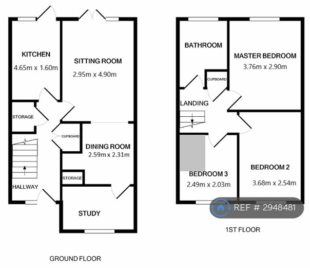 Fieldcourt Gardens, Quedgeley, Gloucester floorplan