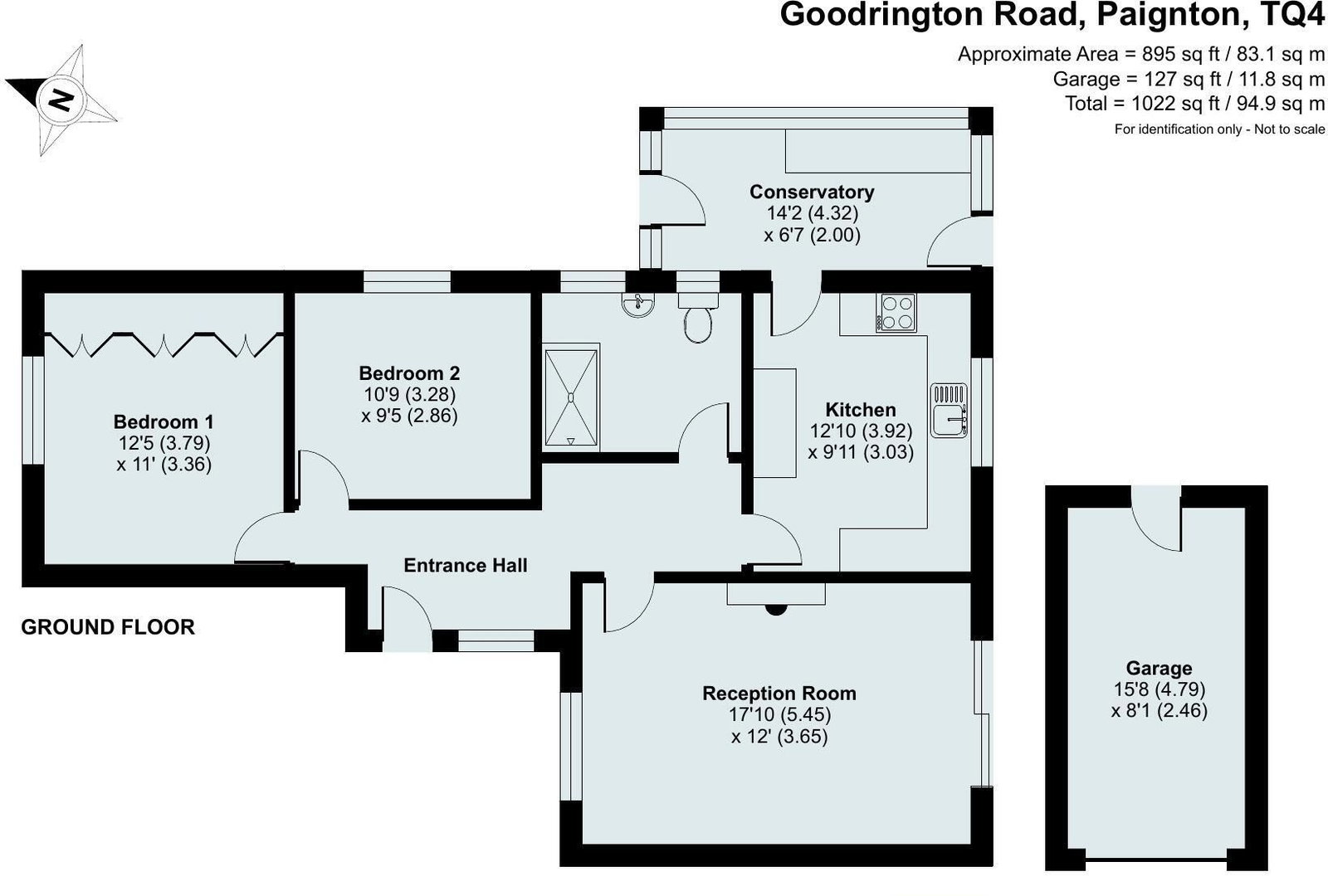 117, Goodrington Road, Paignton floorplan