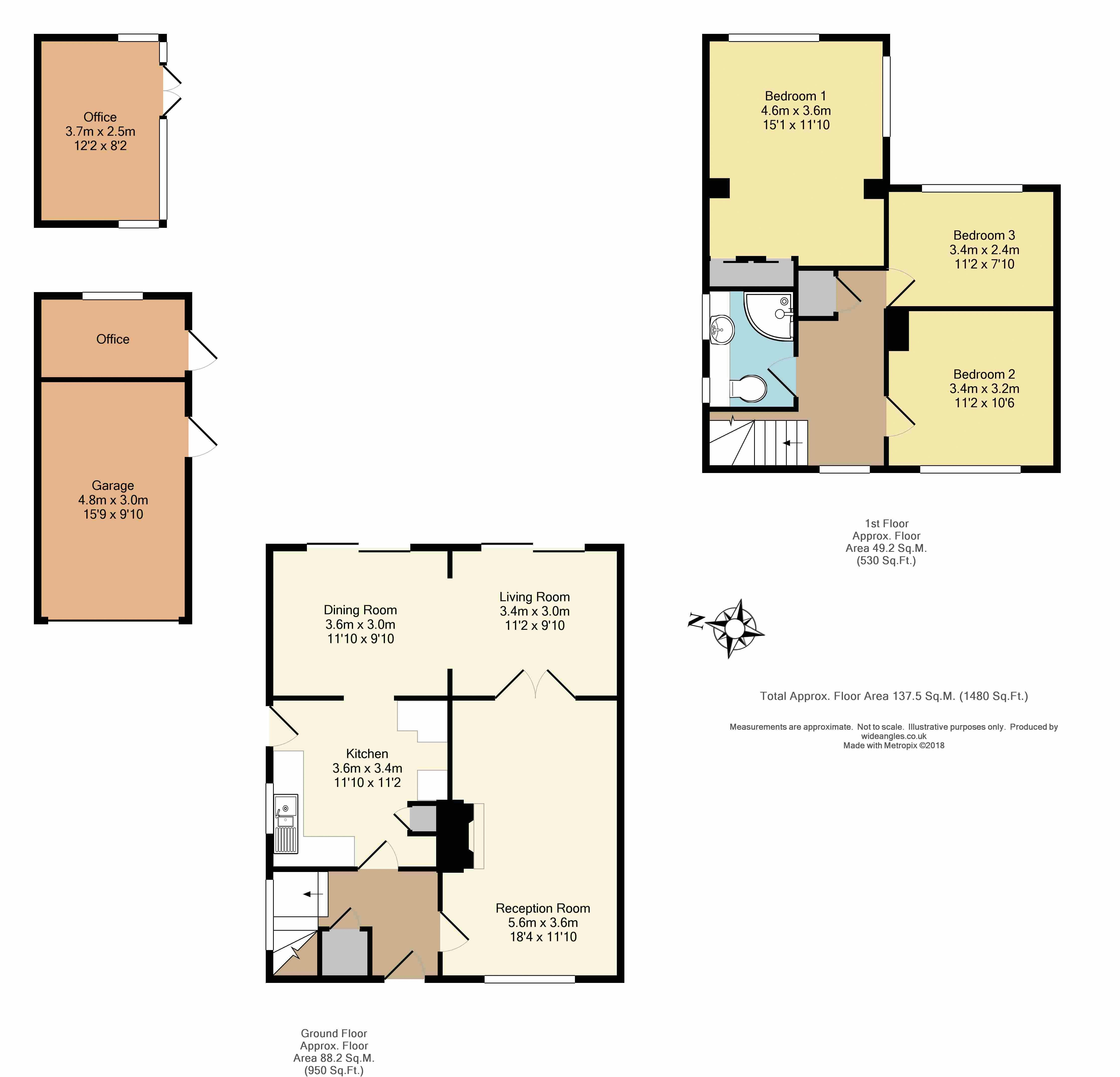 3 Bedrooms Semi-detached house for sale in Evenlode Crescent, Kidlington OX5