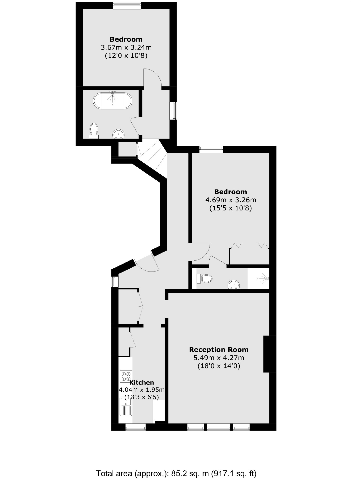 2 bed flat for sale in St. Andrews Square, Surbiton KT6 64895169 Zoopla