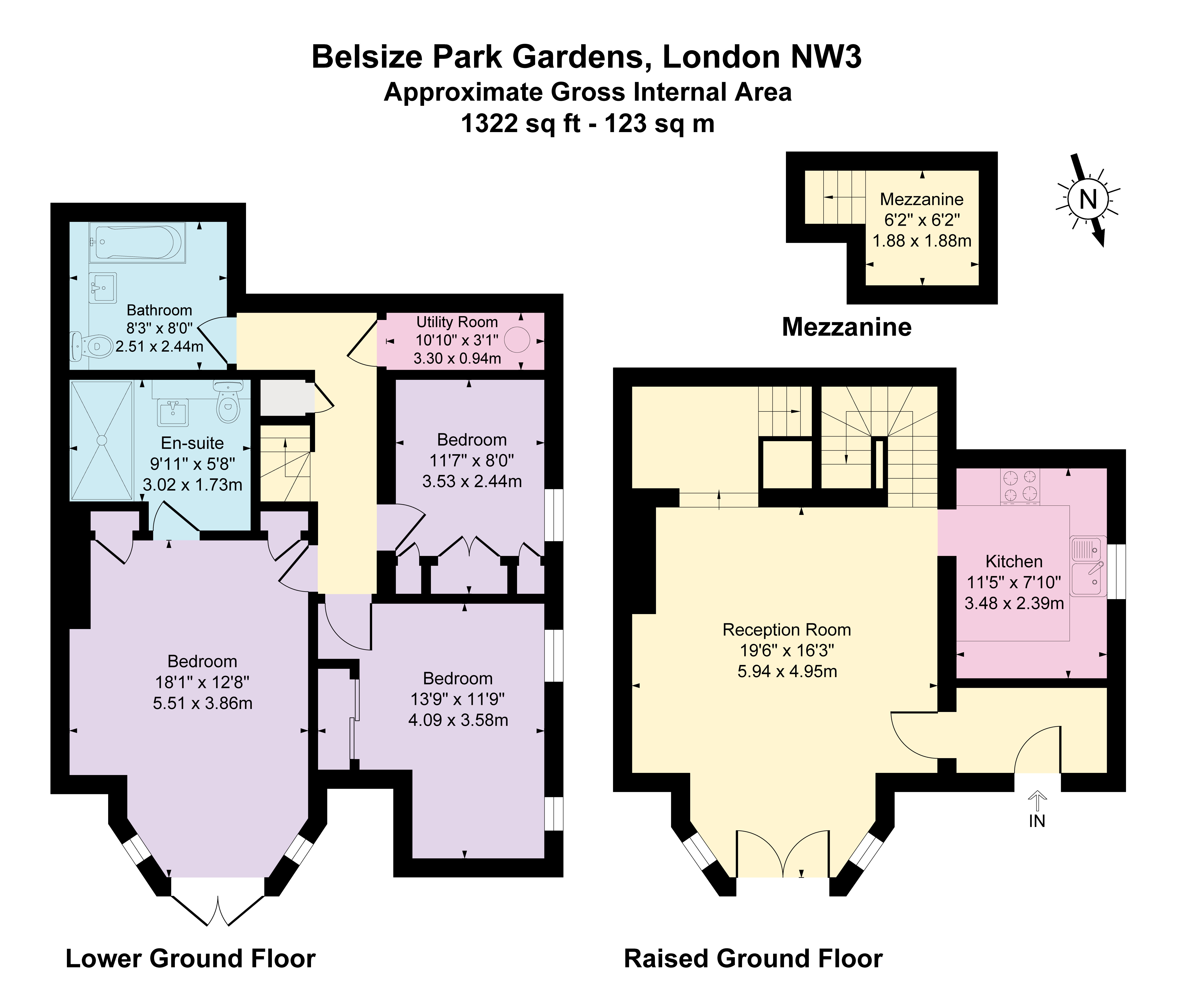 45B, Belsize Park Gardens, London floorplan