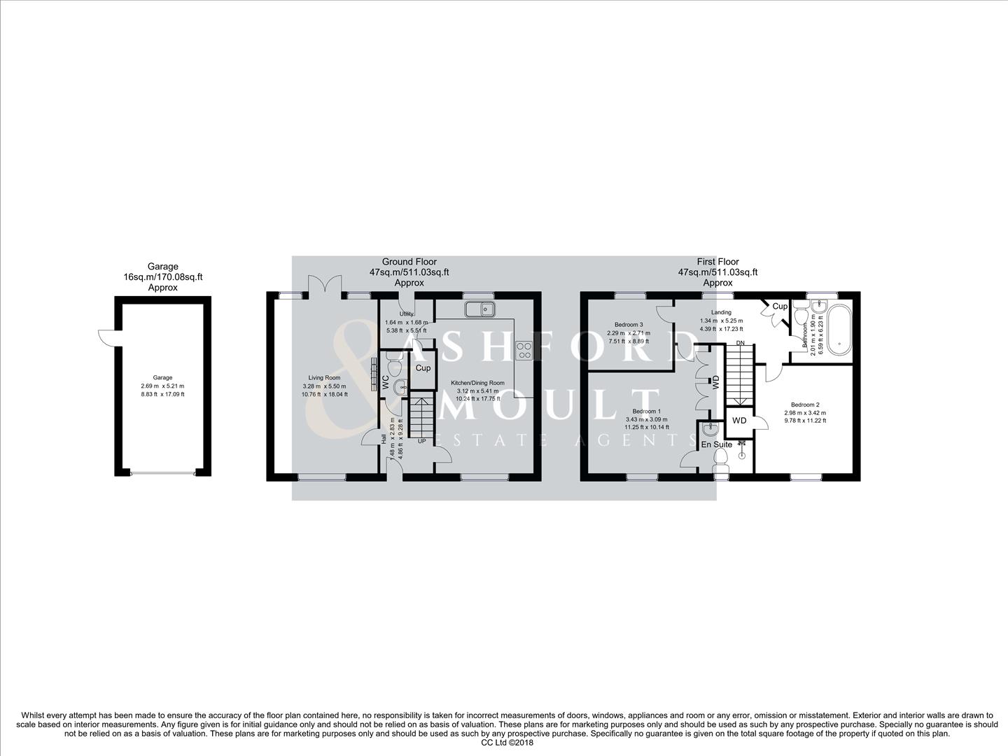 39, Senator Close, Nottingham floorplan
