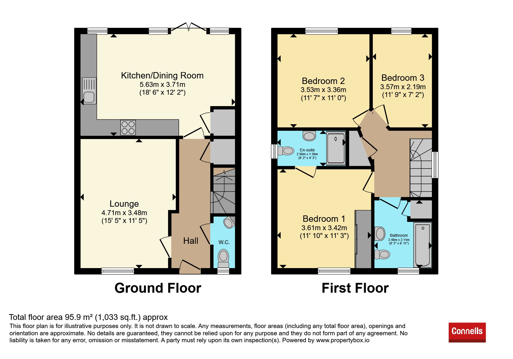 104, Lancaster Close, Ashford floorplan